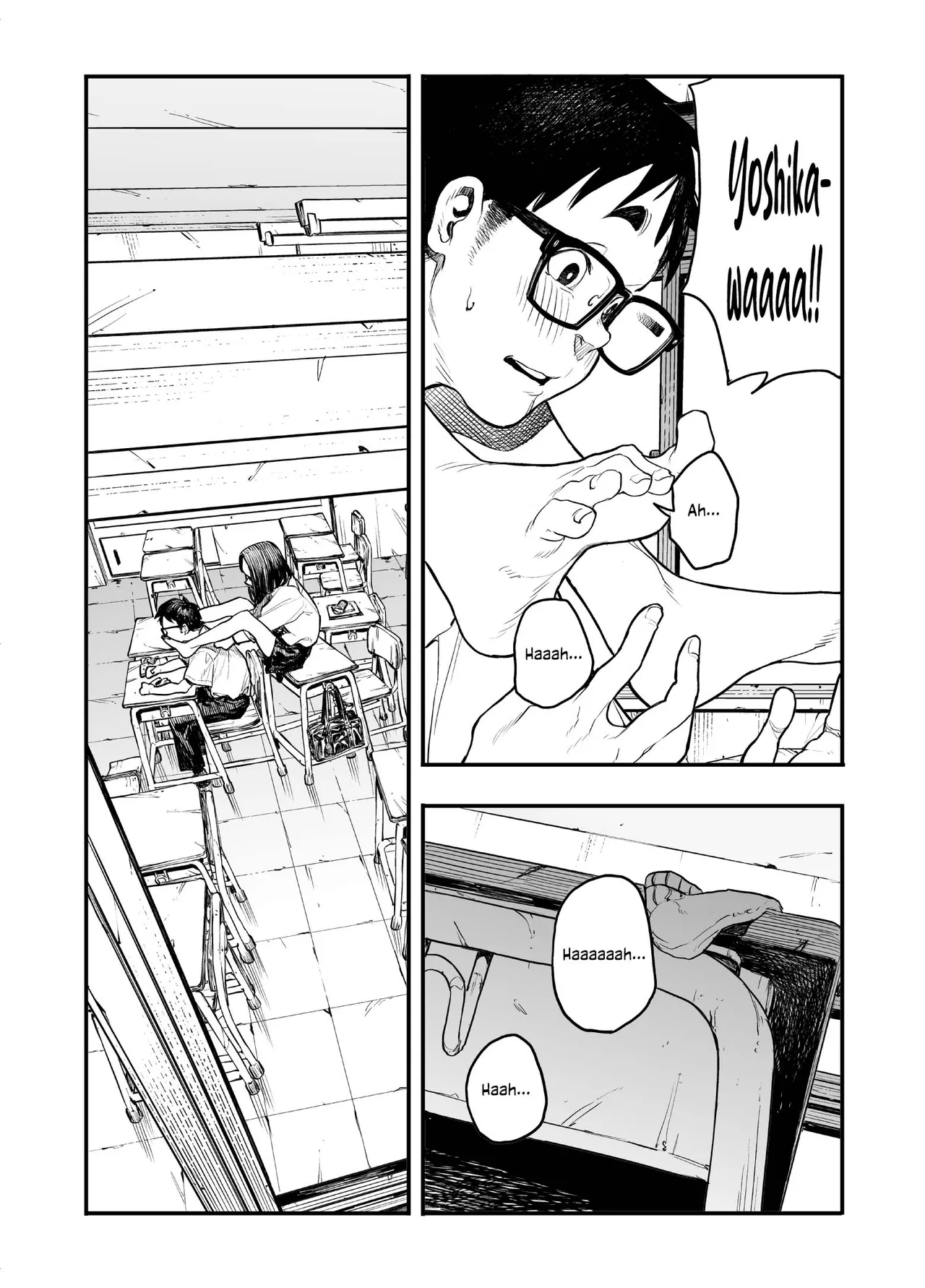 [Takayanagi Katsuya] Onnanoko ni Ashi no Nioi o Kakunin Shitekure to Tanomareru Hanashi [English] [Your Deer Friends Black] 图片编号 32