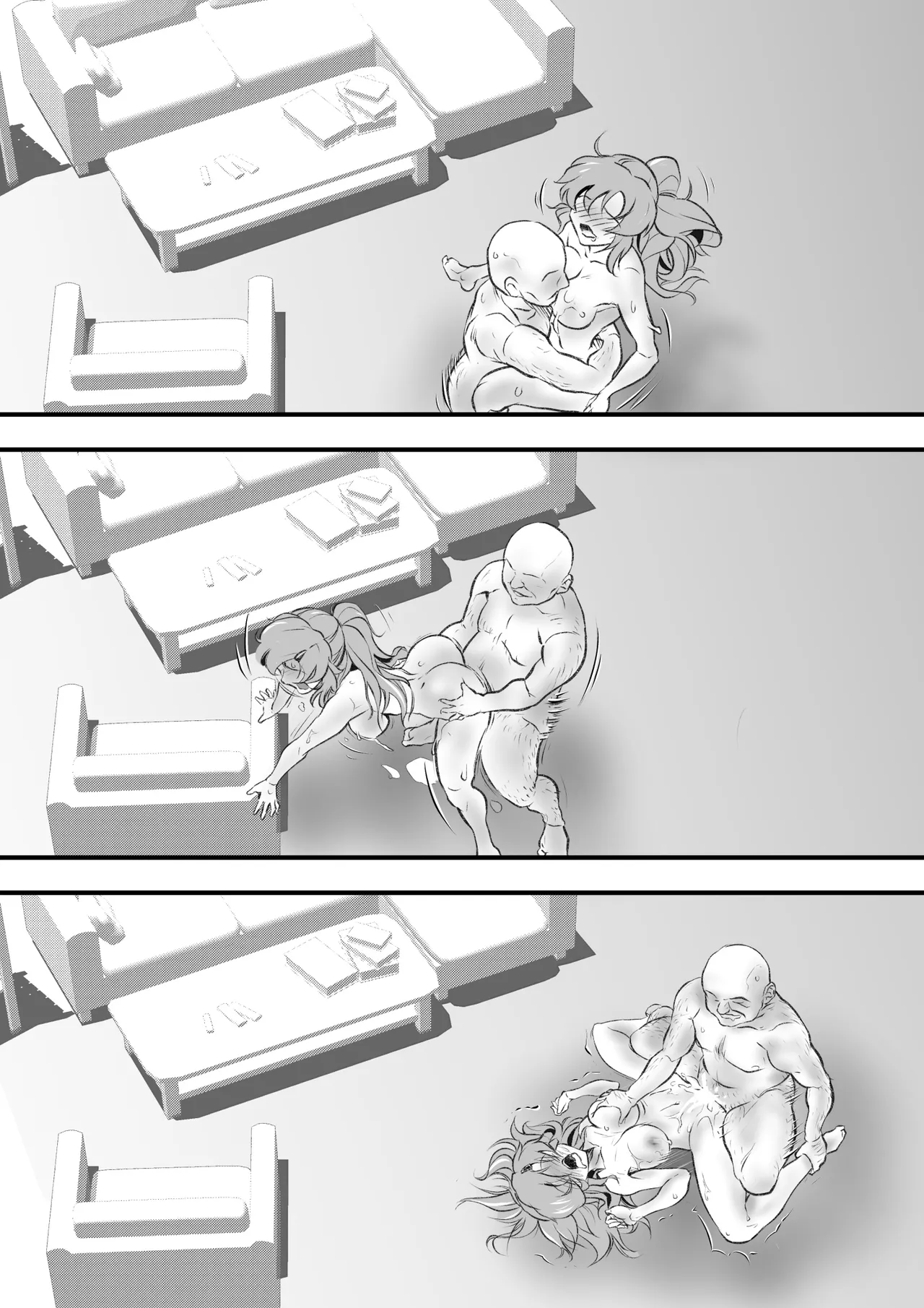 (Yakitoria) Kyonyuu no shinkon hitozuma-san, manga-ka danna no rensai keizoku no tame henshuuchou to torihiki shite NTR… imagen número 50