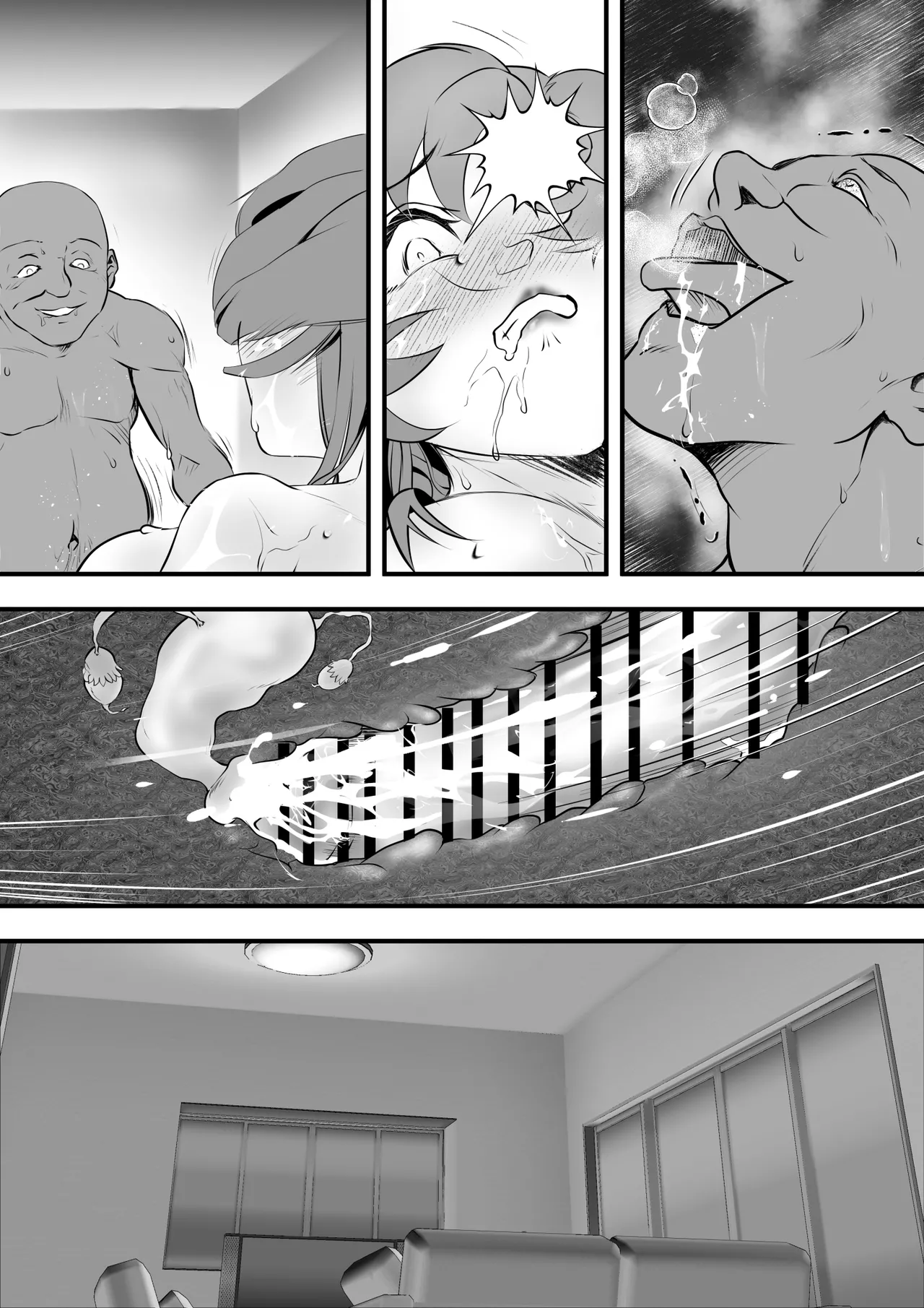 (Yakitoria) Kyonyuu no shinkon hitozuma-san, manga-ka danna no rensai keizoku no tame henshuuchou to torihiki shite NTR… imagen número 51