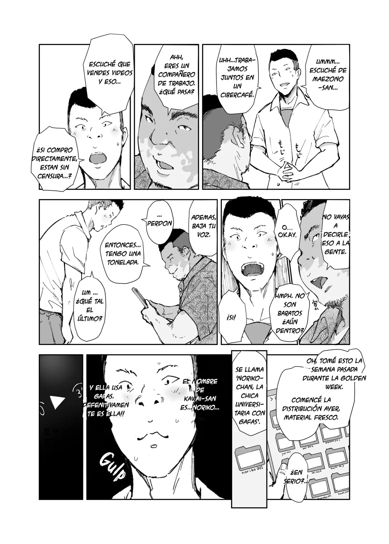 [Arakureta Monotachi (Arakure)] Senpai no Dekai Kuruma ga Boku no Kanojo o Nosete Hageshiku Yureru｜El Gran Auto de Senpai se Sacude Violentamente con Mi Novia Abordo [Spanish] [tumadre] [Digital] 图片编号 17