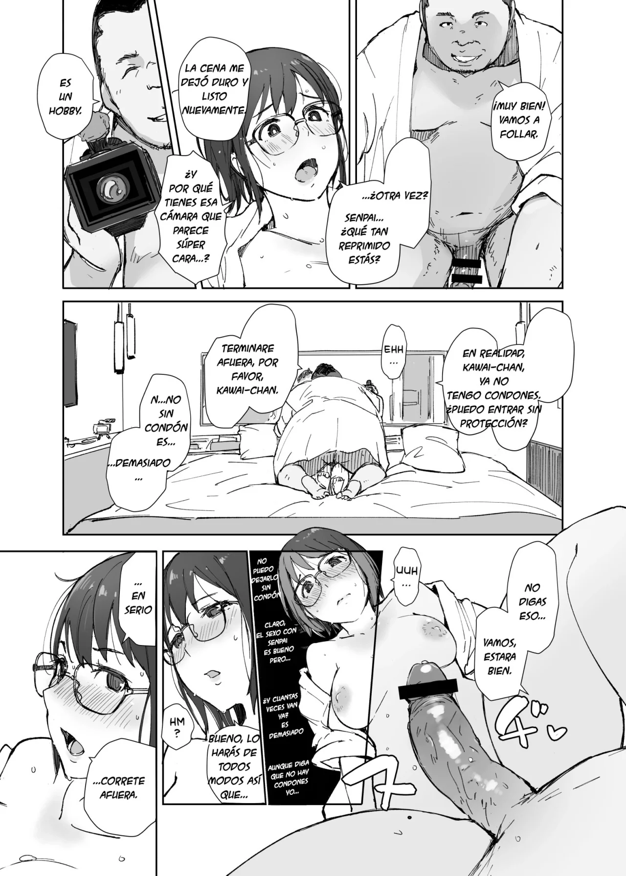 [Arakureta Monotachi (Arakure)] Senpai no Dekai Kuruma ga Boku no Kanojo o Nosete Hageshiku Yureru｜El Gran Auto de Senpai se Sacude Violentamente con Mi Novia Abordo [Spanish] [tumadre] [Digital] 图片编号 42