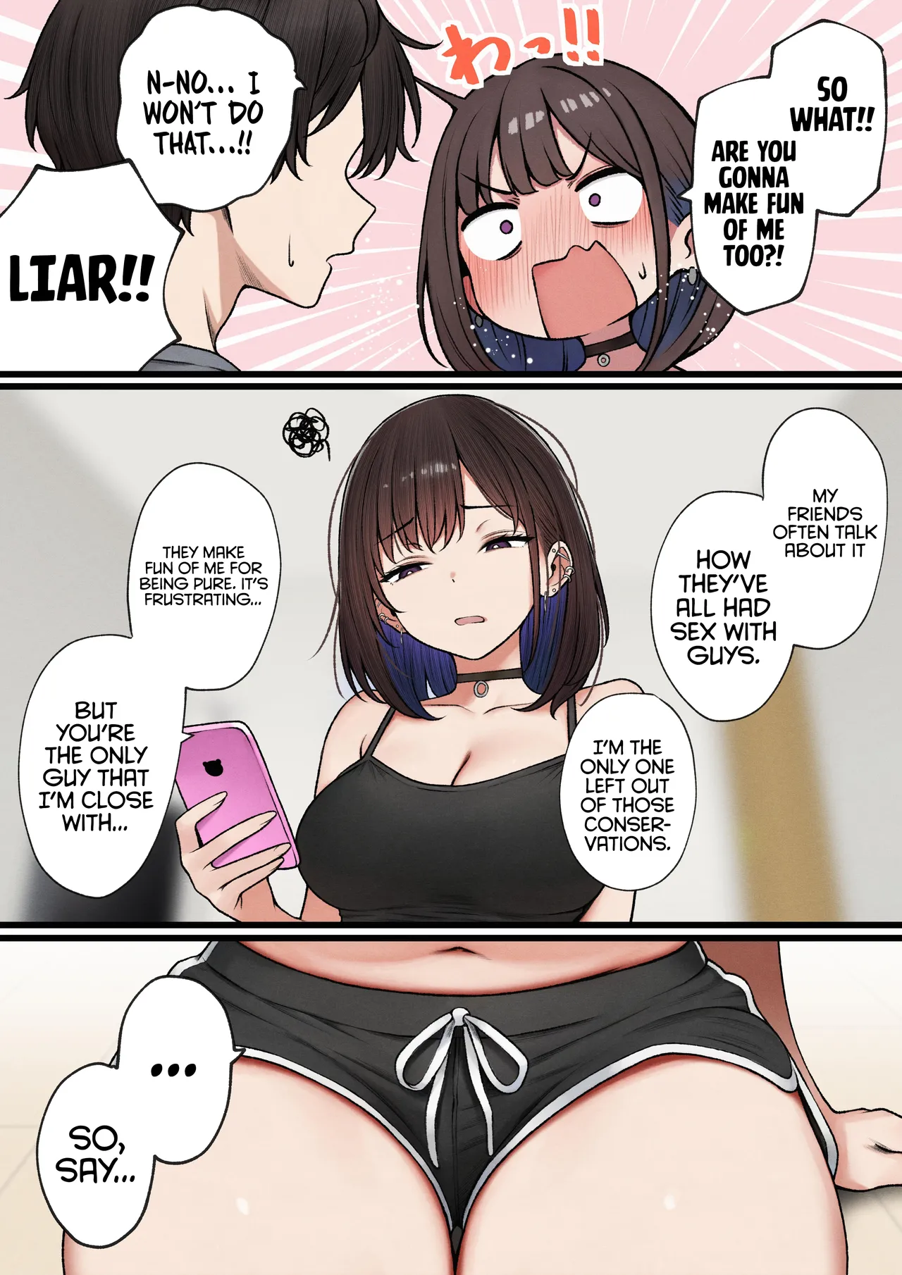 [SigMart (SigMa)] Boku no Heya ga Osananajimi Gal no Yaribeya ni Natta Hanashi | The story of how my bedroom became my gyaru childhood friend's fuck-room [English] [Digital] [Rirare Translation] 图片编号 11