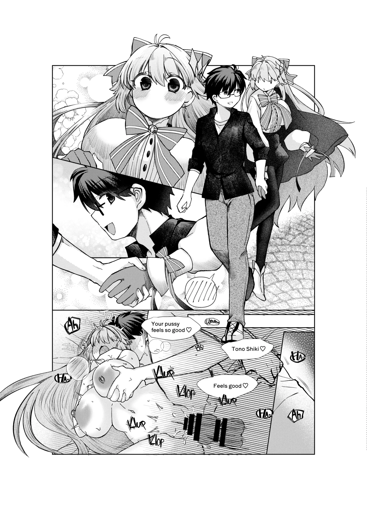 [みみっく] 志貴×3臨様のお話 [日本語、英語] numero di immagine  10