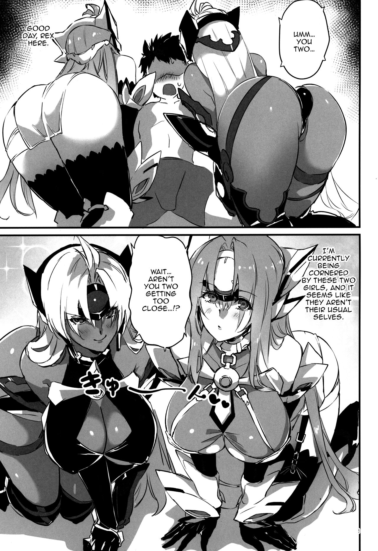 [Hotel Negresco (Negresco)] hepatica8.0 Kyoushuu no Shou (Xenoblade Chronicles 2) [English] [Doujins.com] numero di immagine  2