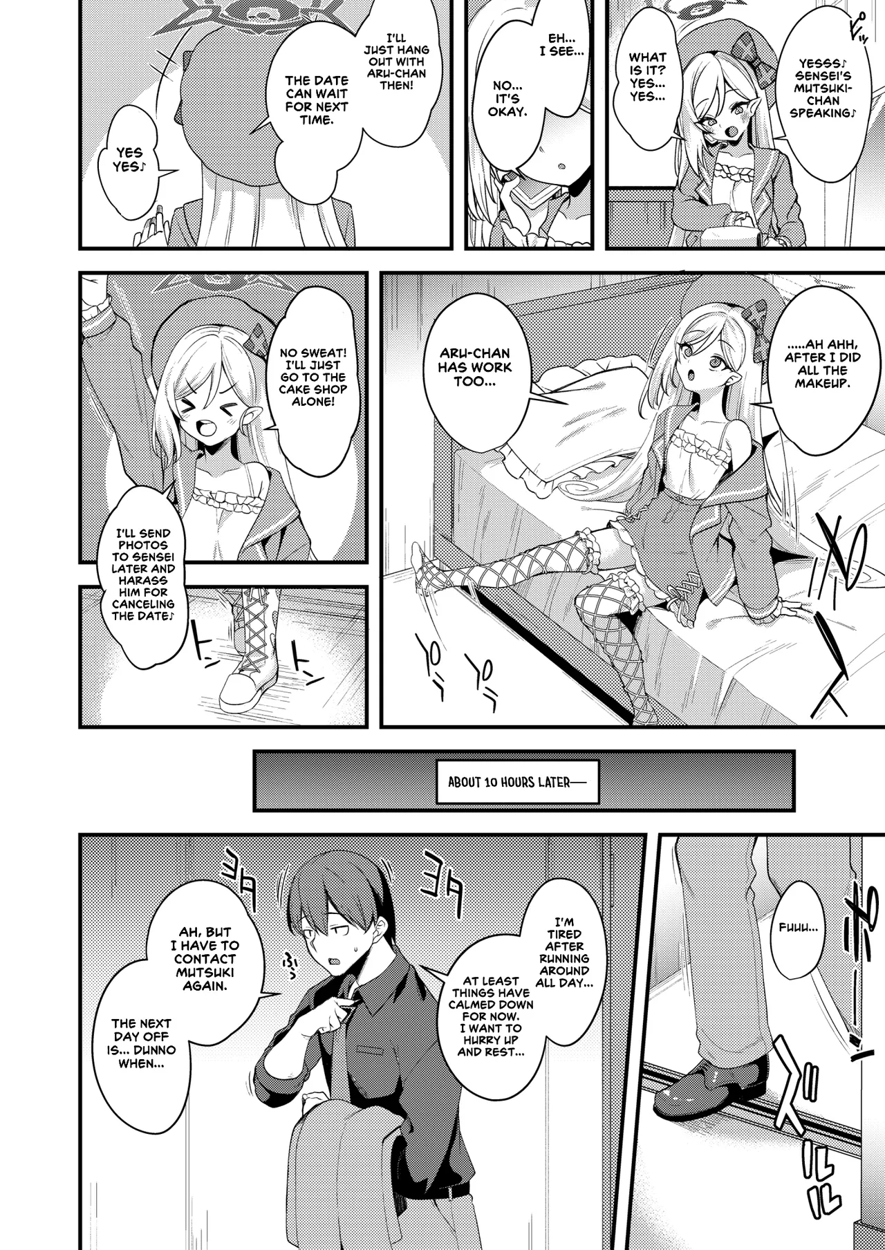 [Ryuukakusan Nodoame (Gokubuto Mayuge)] About Holiday (Blue Archive) [English] [Necrofantasia Scans] [Digital] image number 5