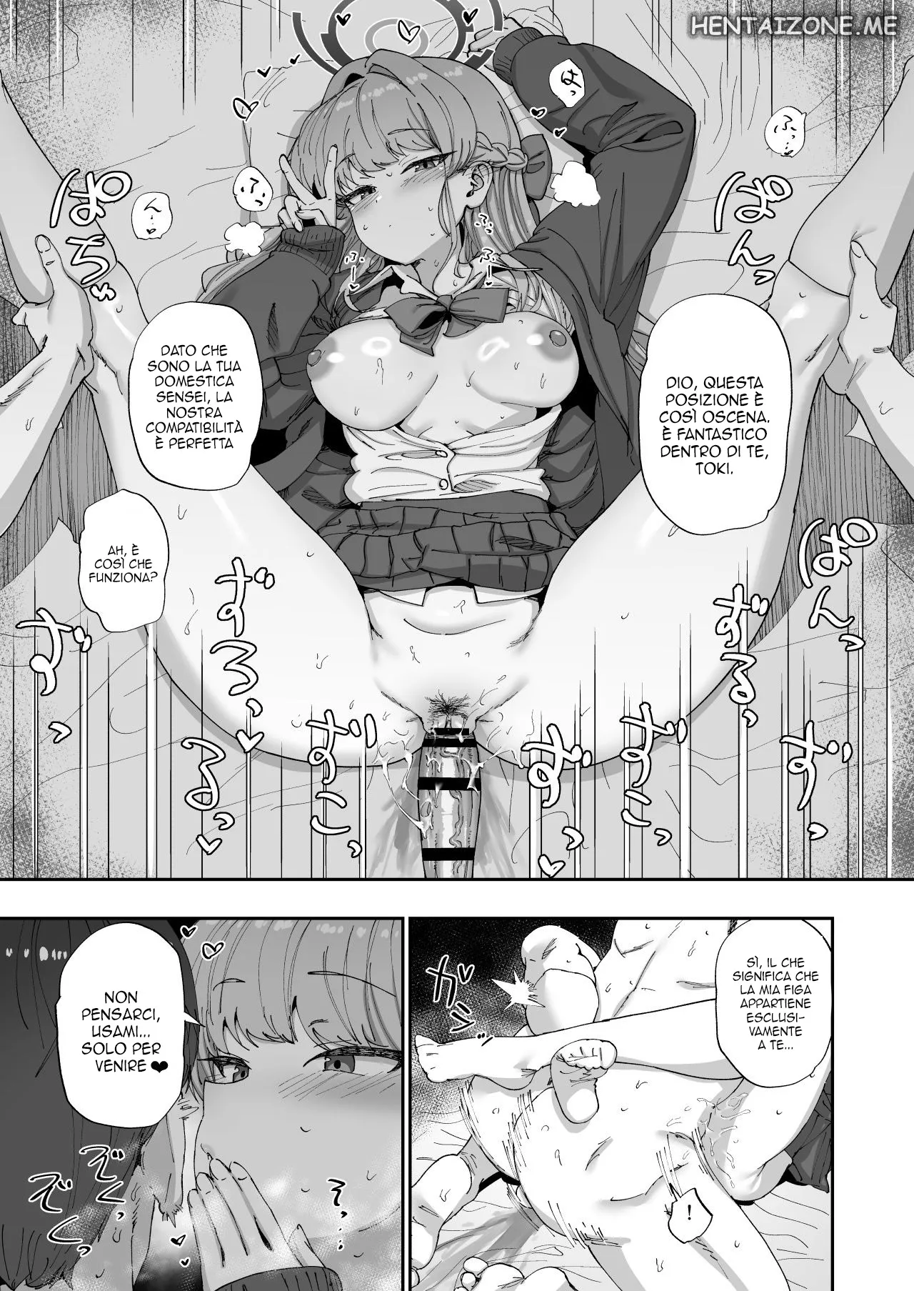 [Hikagemon (Tenpiboshi)] Asuna to Toki to Sex Shinai to Derarenai Heya | Il sensei e le sue due studentesse preferite (Blue Archive) [Italian] [Digital] numero di immagine  11