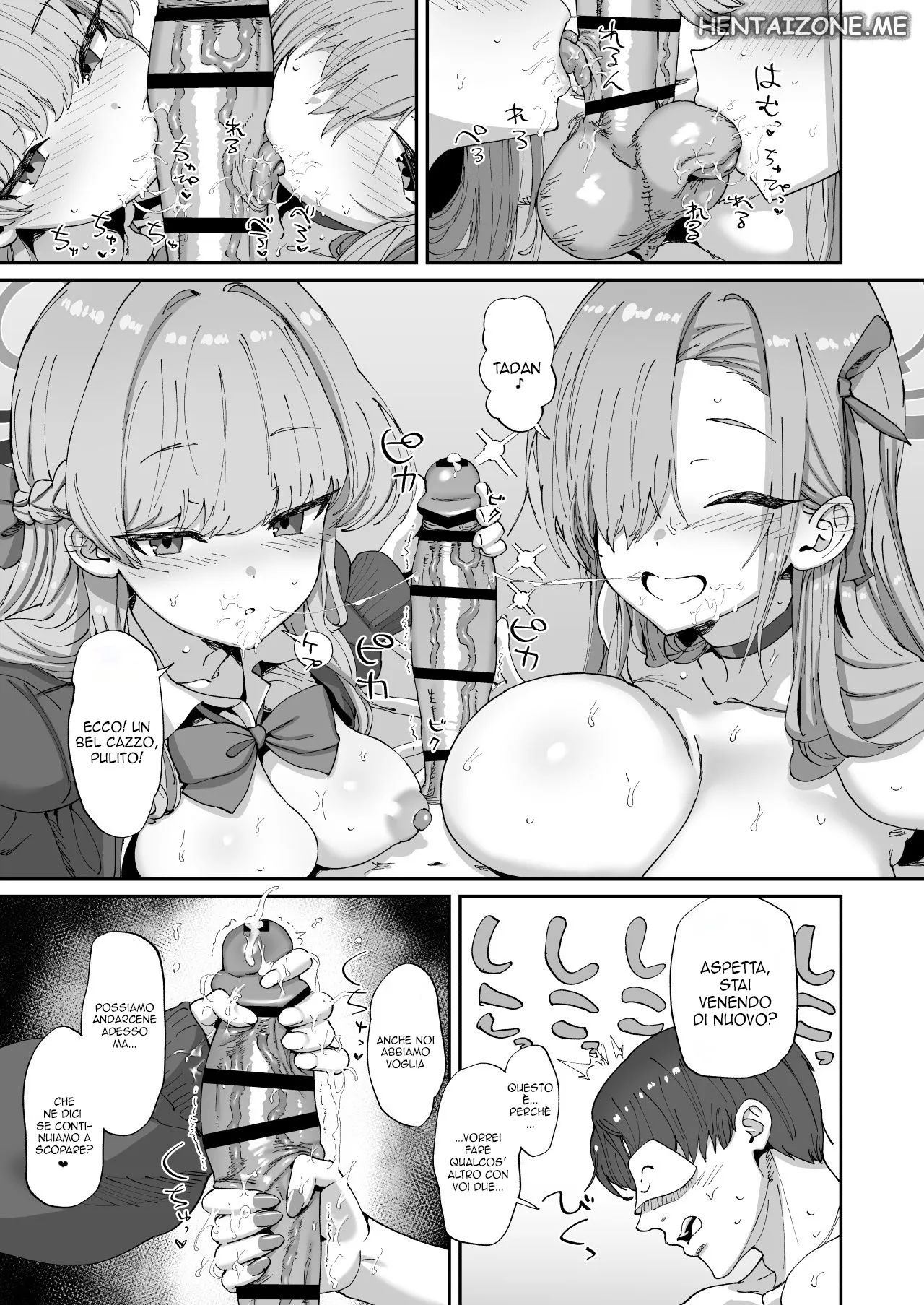 [Hikagemon (Tenpiboshi)] Asuna to Toki to Sex Shinai to Derarenai Heya | Il sensei e le sue due studentesse preferite (Blue Archive) [Italian] [Digital] numero di immagine  24