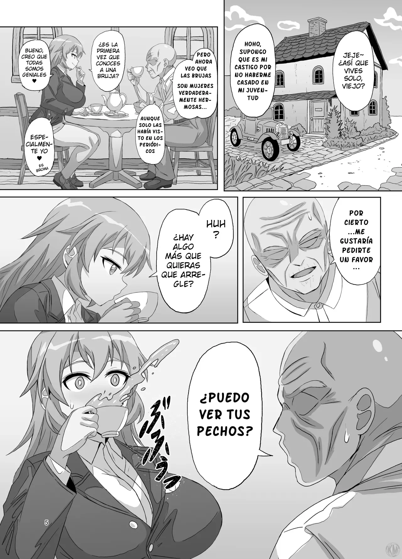 [Grand Chario (Arobiro)] SLOW MEETS SPEED｜LA LENTITUD SE ENCUENTRA CON LA VELOCIDAD (Strike Witches) [Spanish] [KnightsMighty] Bildnummer 5