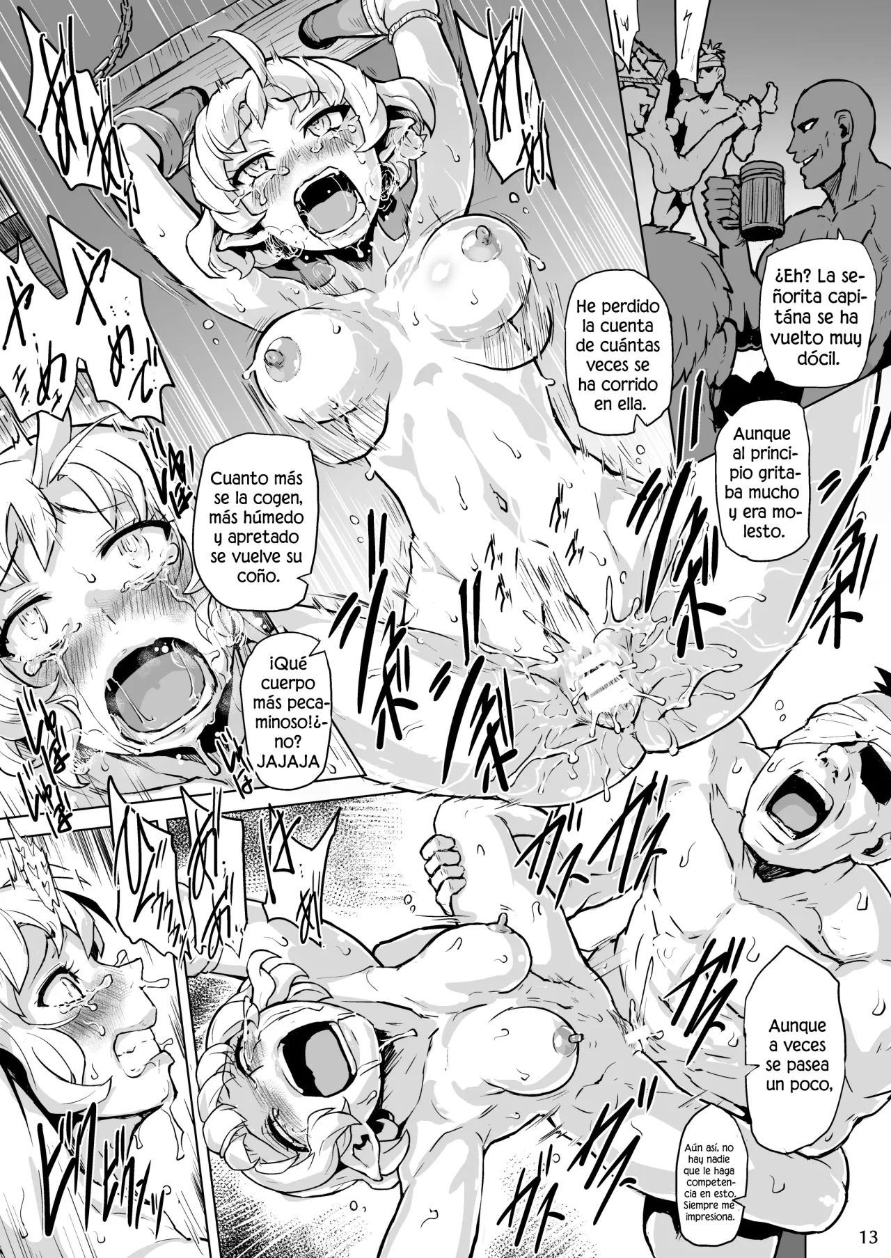 [V-SLASH (Yuugiri)] Inyoku ni Kuruishi Elf-tachi no Uta｜La canción de las Locas-lacivas Elfas [Spanish] [Elpis Eros Traduccion] [Digital] imagen número 14