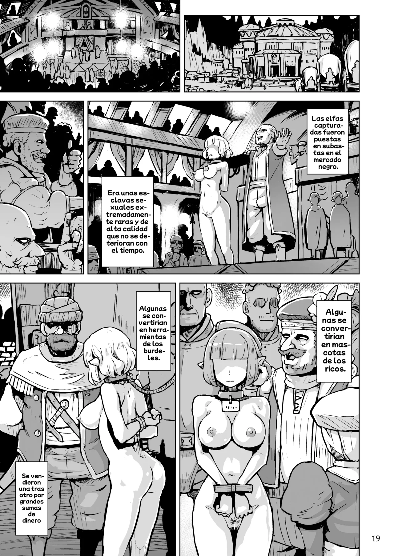 [V-SLASH (Yuugiri)] Inyoku ni Kuruishi Elf-tachi no Uta｜La canción de las Locas-lacivas Elfas [Spanish] [Elpis Eros Traduccion] [Digital] imagen número 20