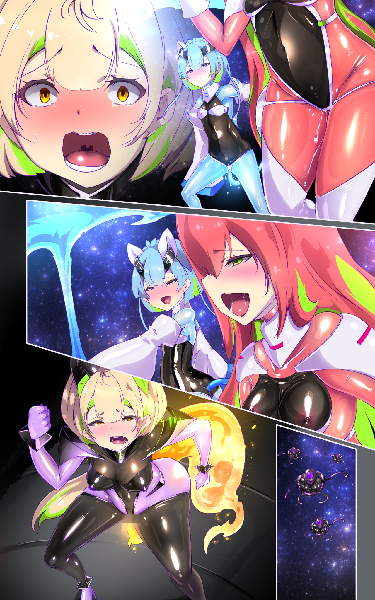 [やせうまロール] 戦闘アンドロイドにTS転生して、とってもえっちな目にあって悪堕ちする漫画-戦光兵女プリッケ・ツァーナ- 图片编号 54