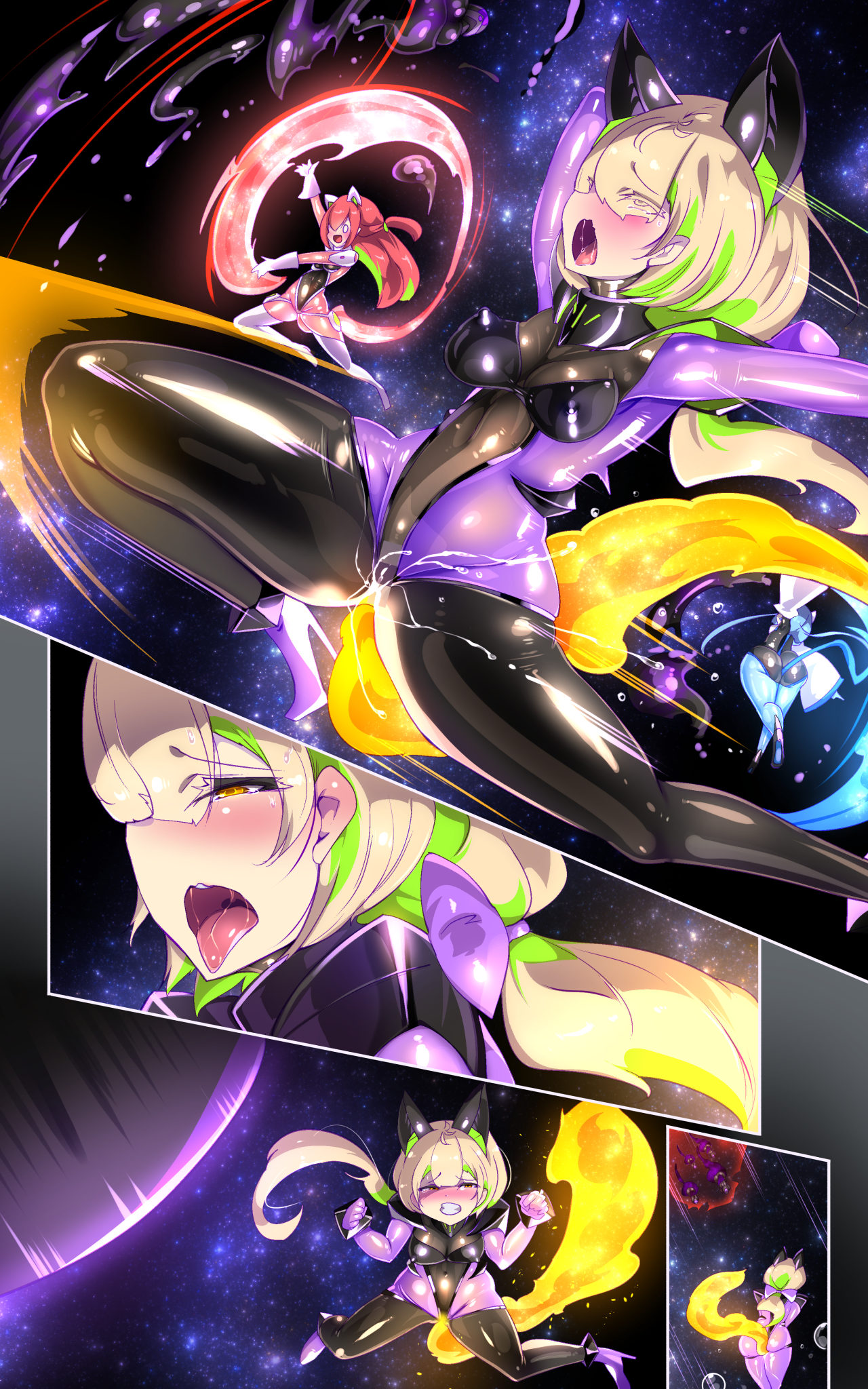 [やせうまロール] 戦闘アンドロイドにTS転生して、とってもえっちな目にあって悪堕ちする漫画-戦光兵女プリッケ・ツァーナ- 图片编号 55