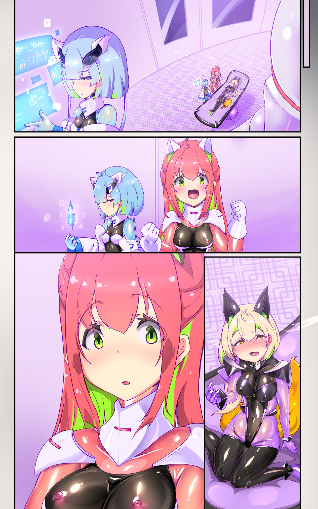 [やせうまロール] 戦闘アンドロイドにTS転生して、とってもえっちな目にあって悪堕ちする漫画-戦光兵女プリッケ・ツァーナ- 图片编号 61