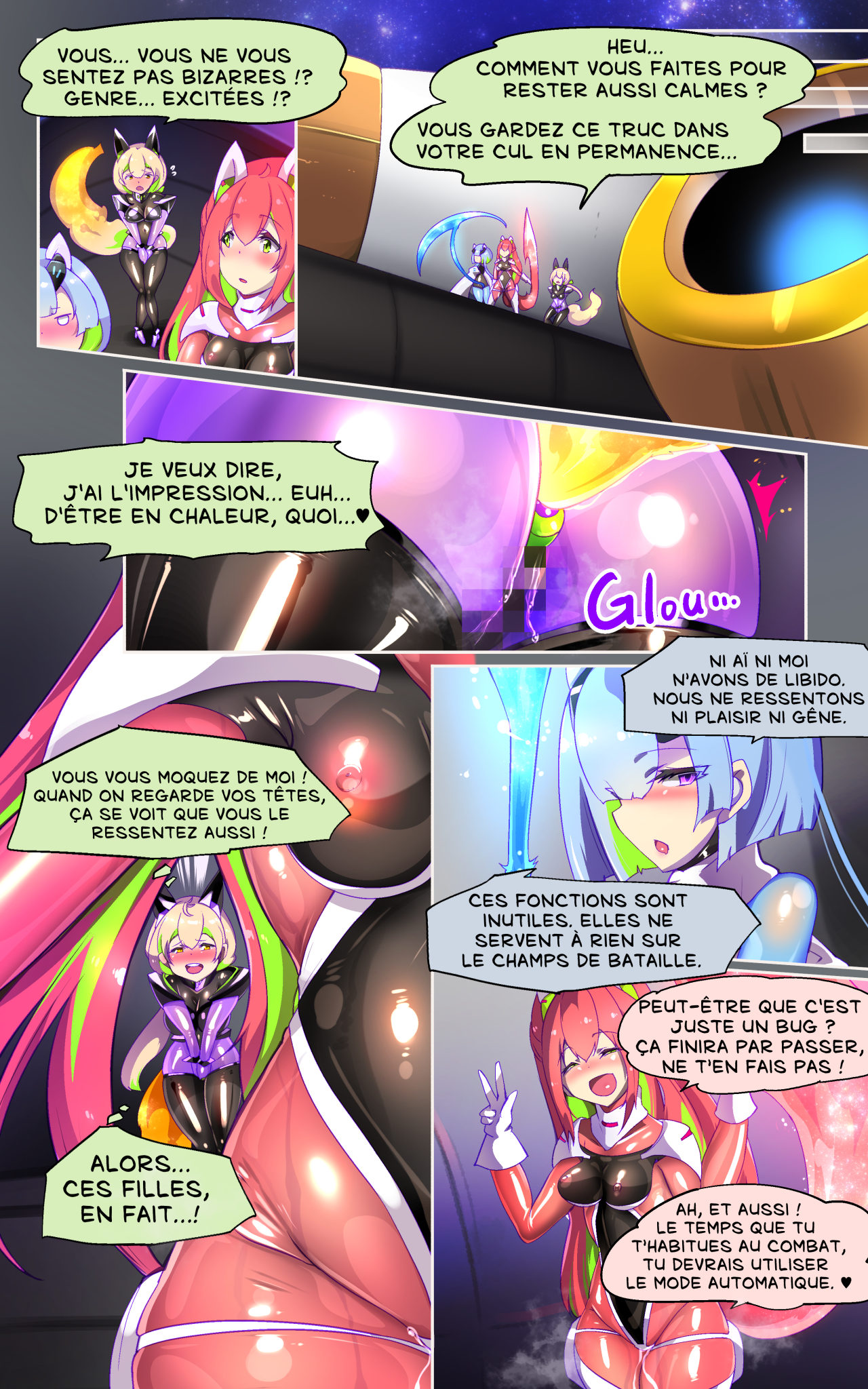 [やせうまロール] 戦闘アンドロイドにTS転生して、とってもえっちな目にあって悪堕ちする漫画-戦光兵女プリッケ・ツァーナ- [フランス翻訳] numero di immagine  13