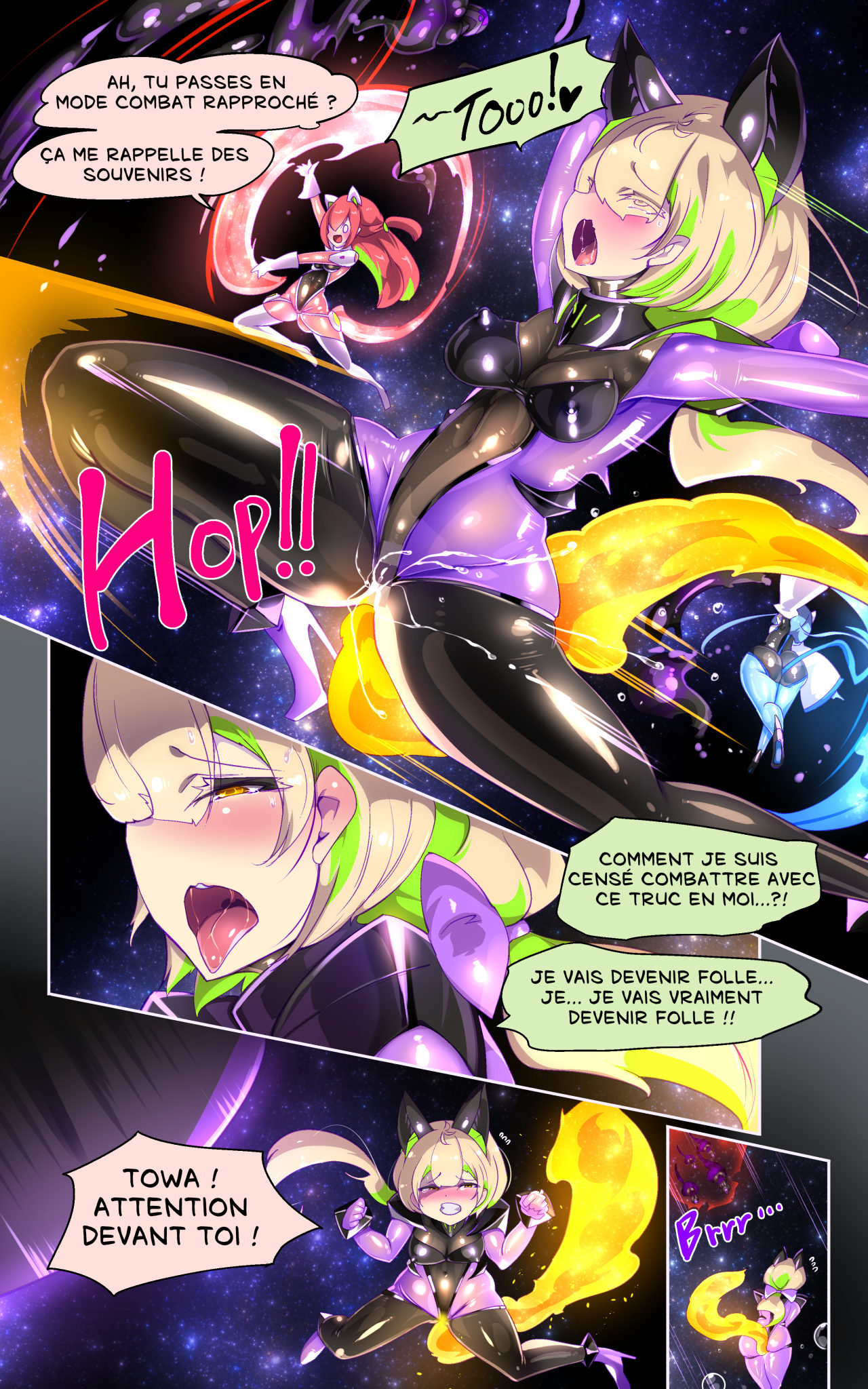 [やせうまロール] 戦闘アンドロイドにTS転生して、とってもえっちな目にあって悪堕ちする漫画-戦光兵女プリッケ・ツァーナ- [フランス翻訳] numero di immagine  15