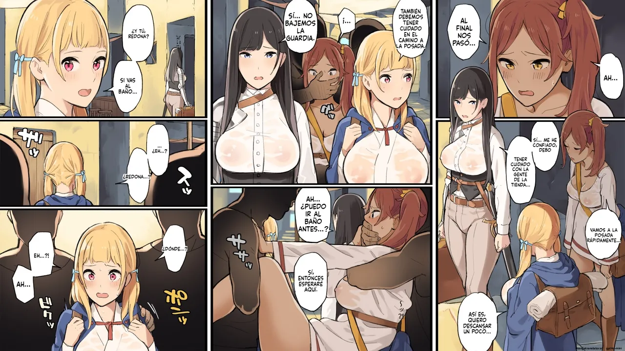 [Irotenya] Onna Boukenshatachi ga Sabaku no Oasis ni Tachiyoru to......2 [Spanish] Bildnummer 21