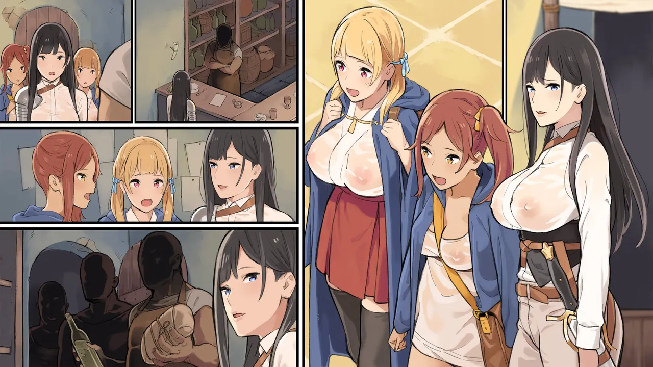 [Irotenya] Onna Boukenshatachi ga Sabaku no Oasis ni Tachiyoru to......2 [Spanish] Bildnummer 39