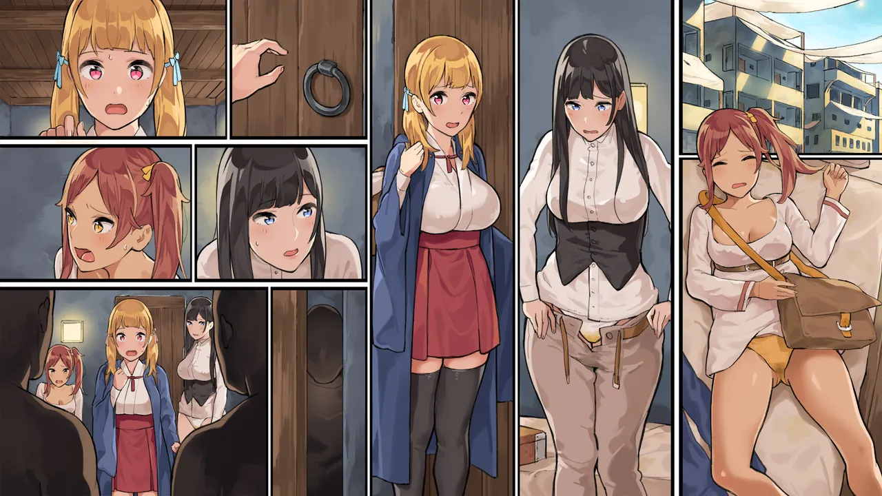 [Irotenya] Onna Boukenshatachi ga Sabaku no Oasis ni Tachiyoru to......2 [Spanish] Bildnummer 65