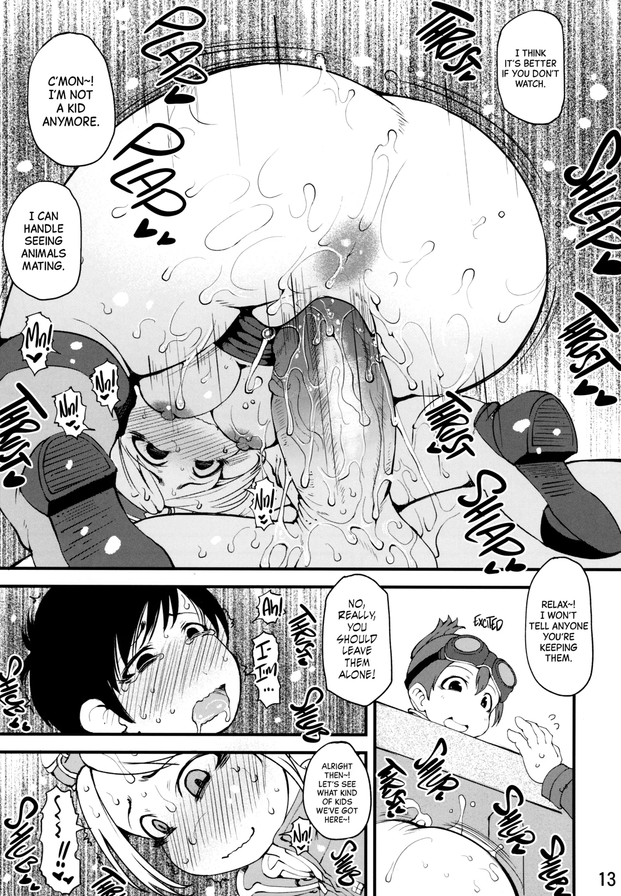 (C94) [Urakaryuu (Ibukichi)] Katsuyoku no Uketsukejou | The Lust-Parched Receptionist (Monster Hunter) [English] [Black Grimoires] [Decensored] Bildnummer 12