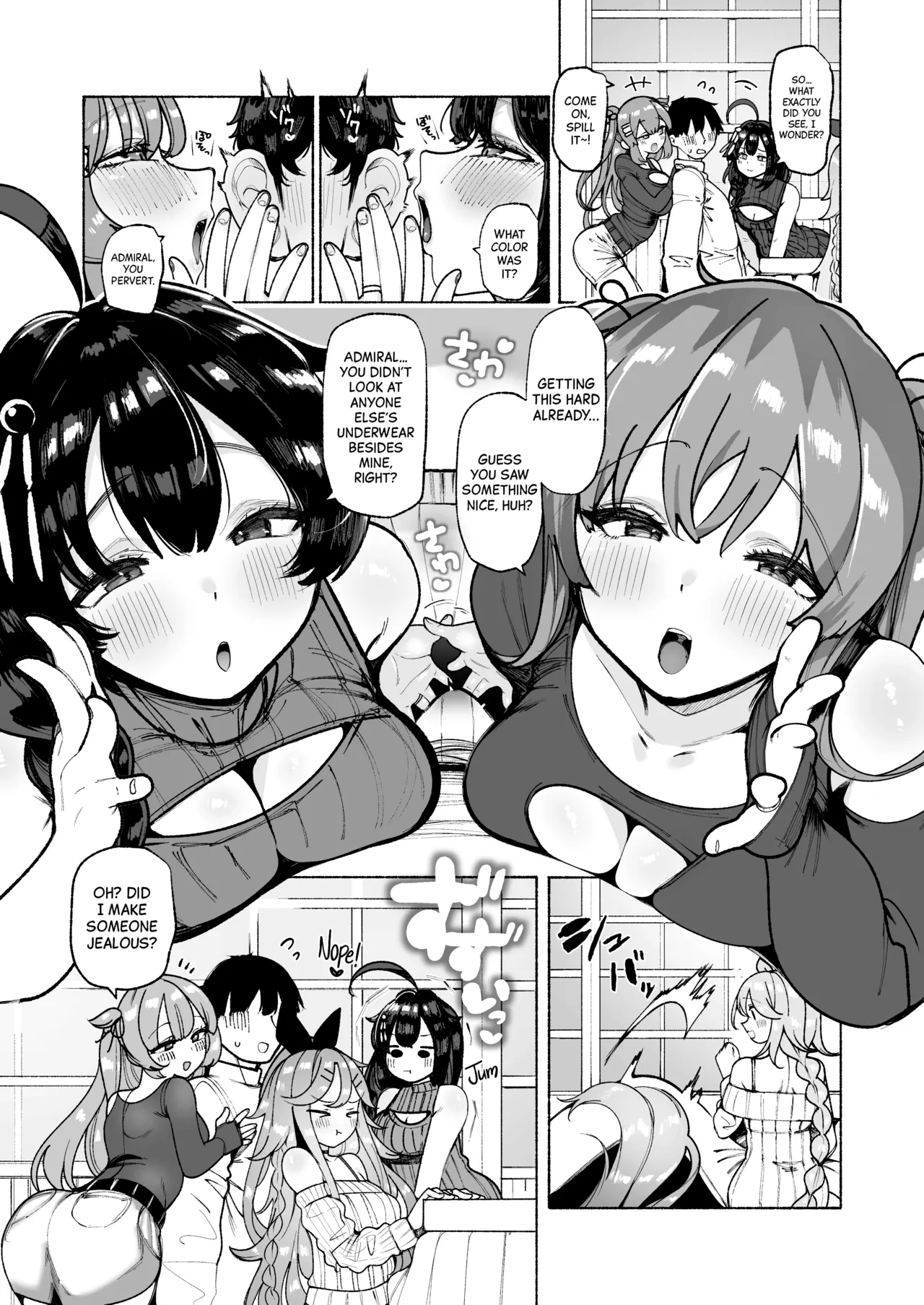 [Toto-taste (Suzuki Toto)] Shiratsuyu gata shimai to okota de yuuwaku sakusei H | Getting Teased and Milked Dry Under the Kotatsu by the Shiratsuyu-Class Sisters (Kantai Collection -KanColle-) [English] [Black Grimoires] 이미지 번호 5