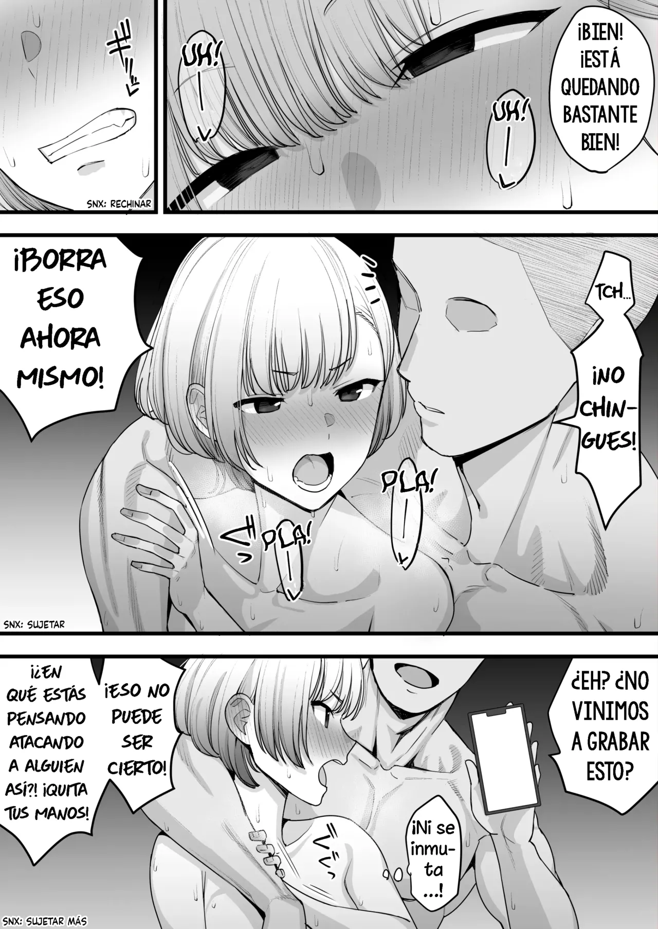 [Take Shinshi] Netorare Gokko, Nochi Netorareru Kanojo｜Jugó al Cornudo y Terminó Cuerneado [Spanish] [La Legión Fantasma] 8eme image