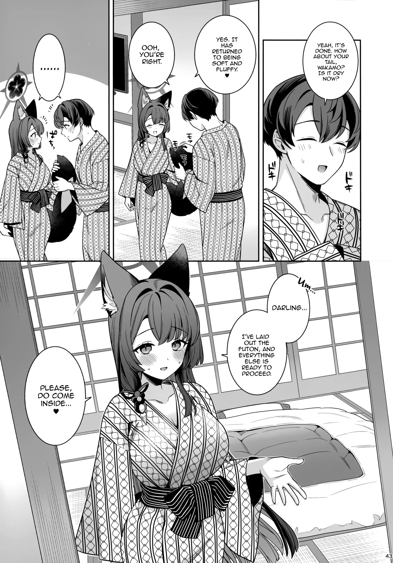 (C107) [NOMIYAGUMI (Ichinomiya)] Junjou Renjou Hatsujou Kitsune -5- | Pure Lovestruck Fox in Heat -5- (Blue Archive) [English] [mysterymeat3] 42eme image