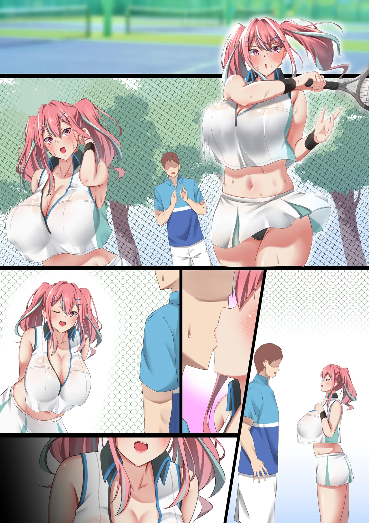 [November. (nanohana)] Bakunyuu Gal no Ore no Kanojo ga TenniCir no Yarichin Otoko ni Netorareta Hanashi (Azur Lane) numero di immagine  33