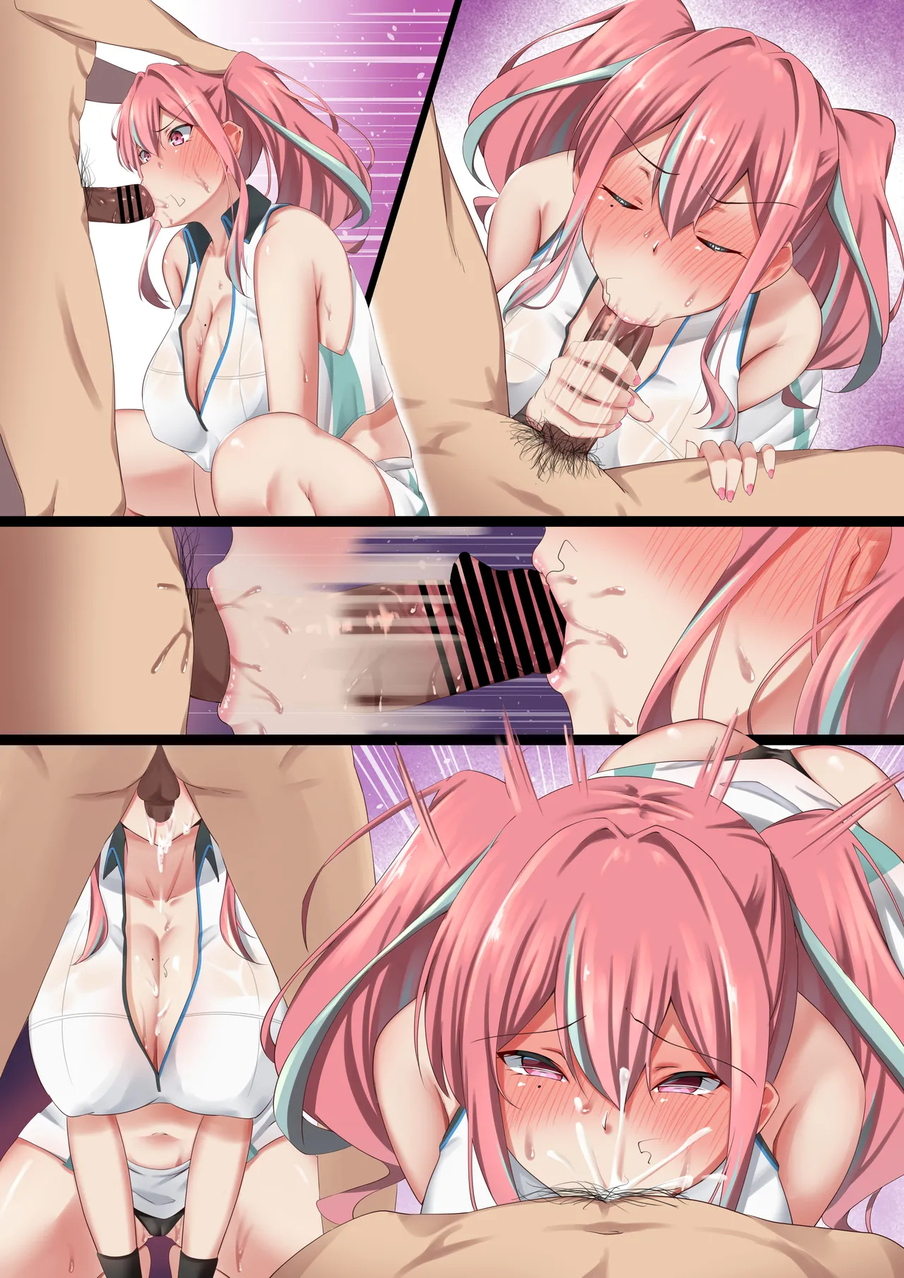 [November. (nanohana)] Bakunyuu Gal no Ore no Kanojo ga TenniCir no Yarichin Otoko ni Netorareta Hanashi (Azur Lane) numero di immagine  40