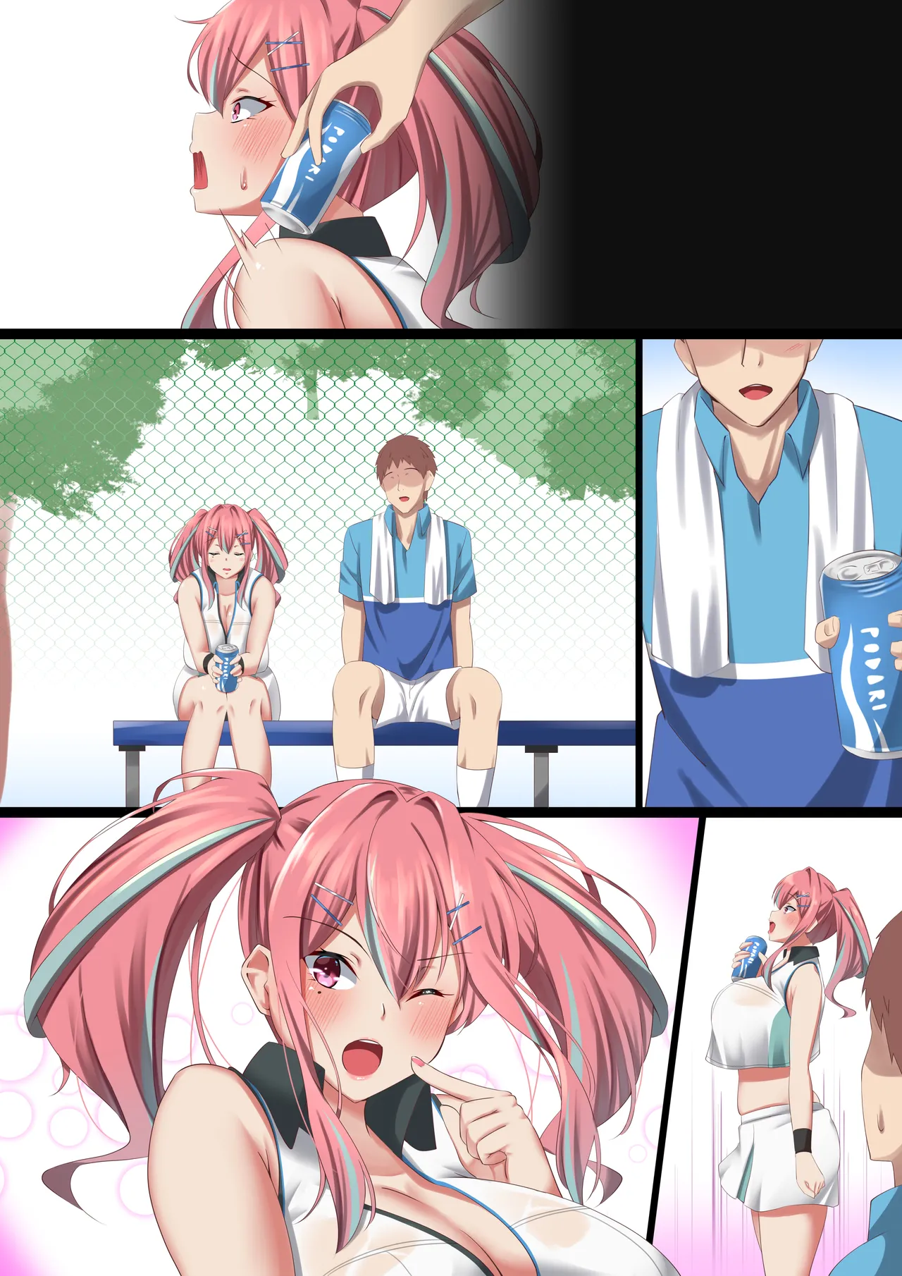 [November. (nanohana)] Bakunyuu Gal no Ore no Kanojo ga TenniCir no Yarichin Otoko ni Netorareta Hanashi (Azur Lane) numero di immagine  45