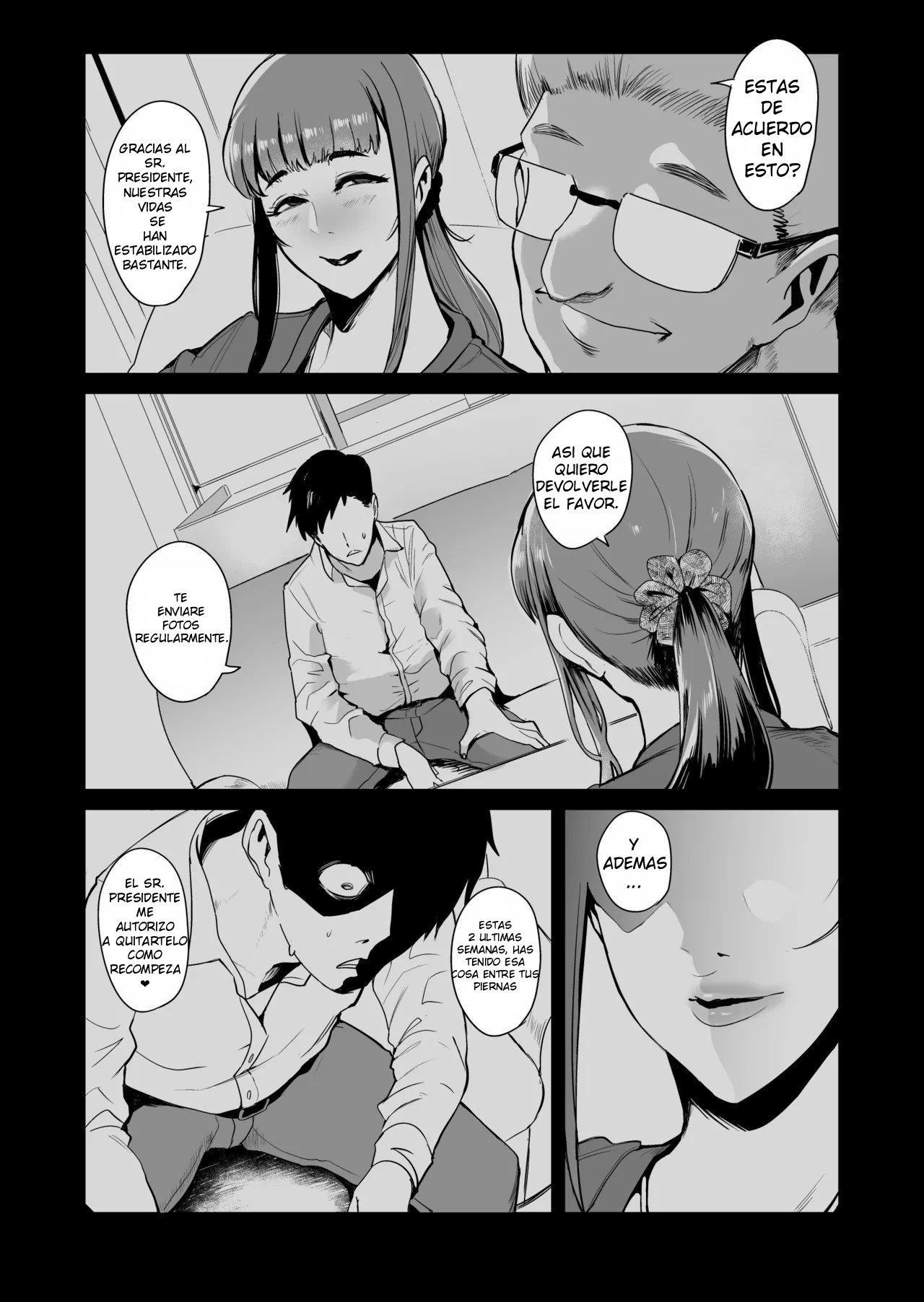 [SOUND MILK (Otochichi)] Fella Mask Fujin Kanketsu Hen ~Otto no Mae de Midareru Mask Dorei Zuma-tachi~｜La Esposa De La Mascara de Mamadas 3 [Spanish] [@sasakinsfw]] 图片编号 4