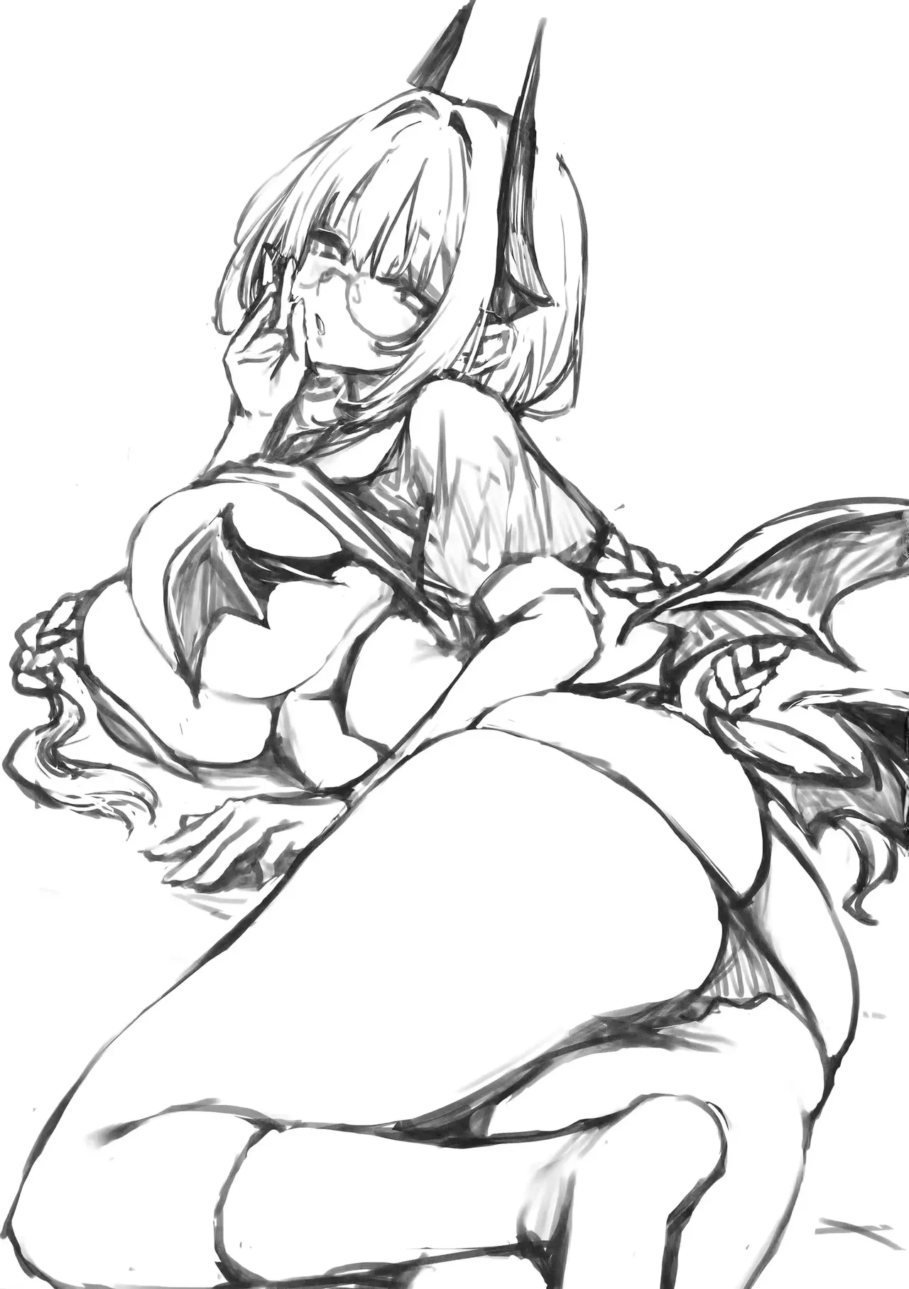 (C107) [Anmitsuyomogitei (Michiking)] Succubus Seitokai Shiko Shiko Shikkoubu 3.5 -Katsudou Kiroku- | 서큐버스 성도회 문질문질 집행부 3.5 [Korean] image number 24