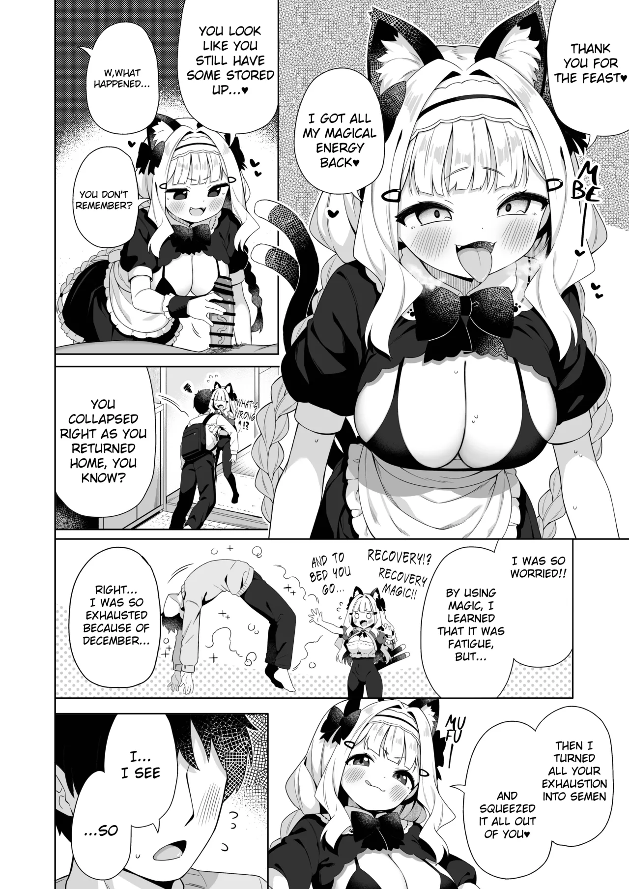 [Mukuton Kyouju to Soratobu Potato. (Gyuuhimochi)] Chinmai Dekapai Nekomimi-chan ni Gohoushi Shite Morau Hon [English] [Digital] numero di immagine  5