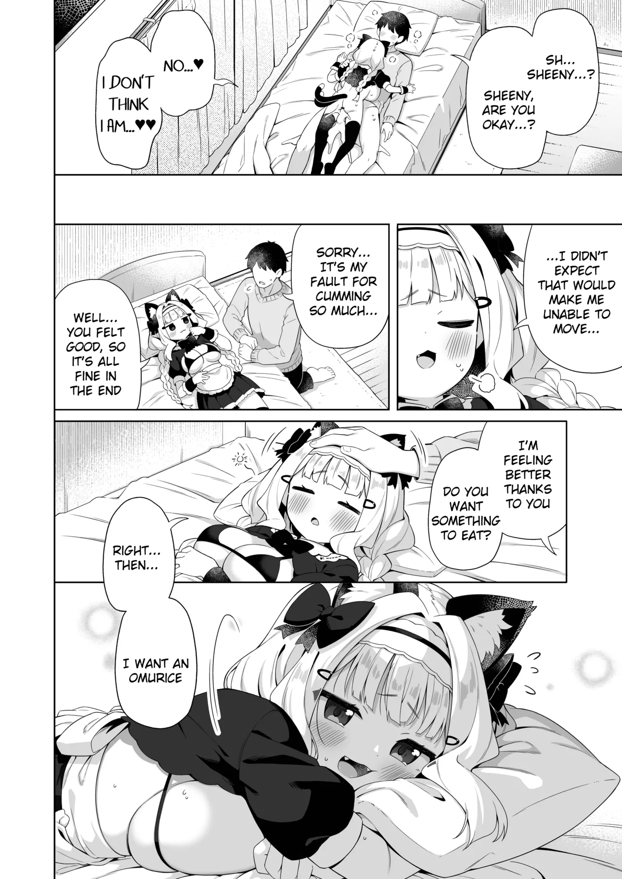 [Mukuton Kyouju to Soratobu Potato. (Gyuuhimochi)] Chinmai Dekapai Nekomimi-chan ni Gohoushi Shite Morau Hon [English] [Digital] numero di immagine  23