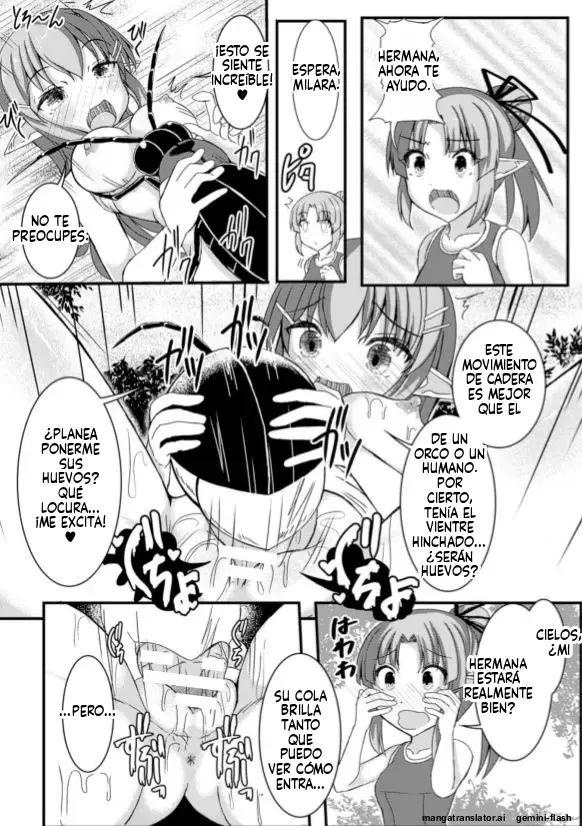 [Potu] Mushi Karami Emaki ~Kouchuu to Elf no Shimai Jou~ [Spanish] [MTL] 14eme image
