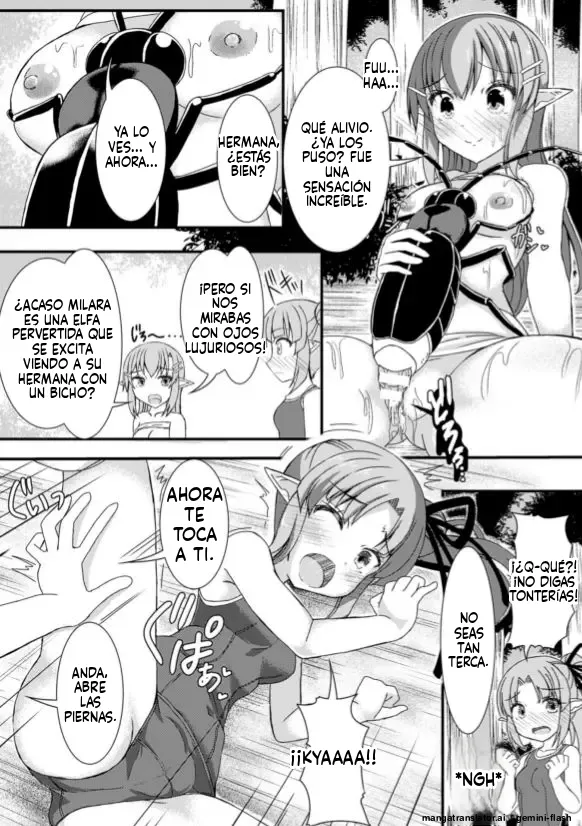[Potu] Mushi Karami Emaki ~Kouchuu to Elf no Shimai Jou~ [Spanish] [MTL] 16eme image