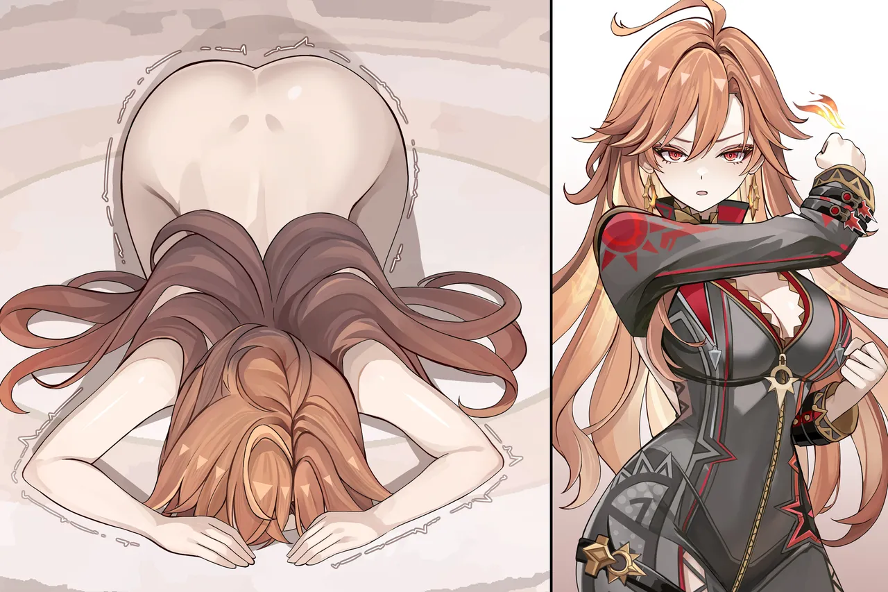 [se34tai] 炎神様の敗北セックス (原神) Bildnummer 8