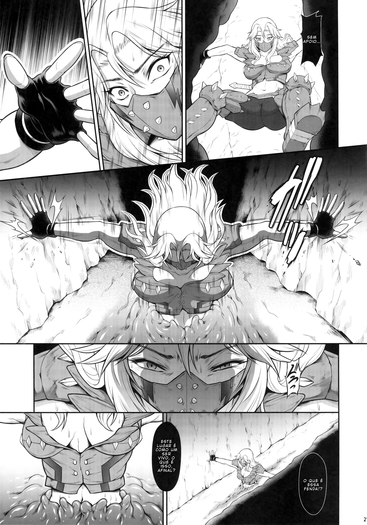 [Yokohama Junky (Makari Tohru)] Solo Hunter no Seitai WORLD 12 [Portuguese-BR] [BLACKSUB] numero di immagine  20