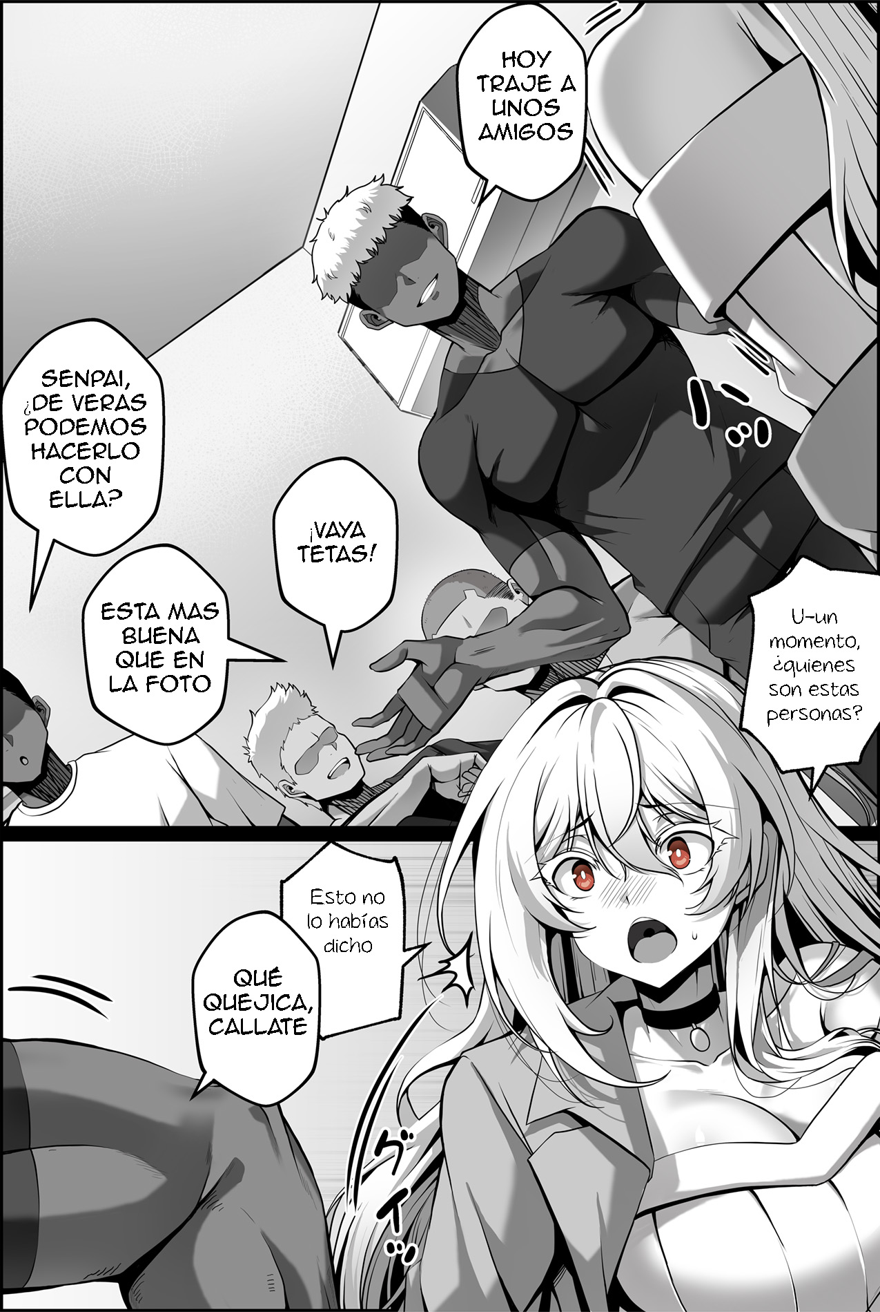 [Paya8] Yowami o Nigirareta Onna 1-2｜Chantajeada con su Debilidad 1-2 [Spanish] [ Ren.traductor] Bildnummer 9