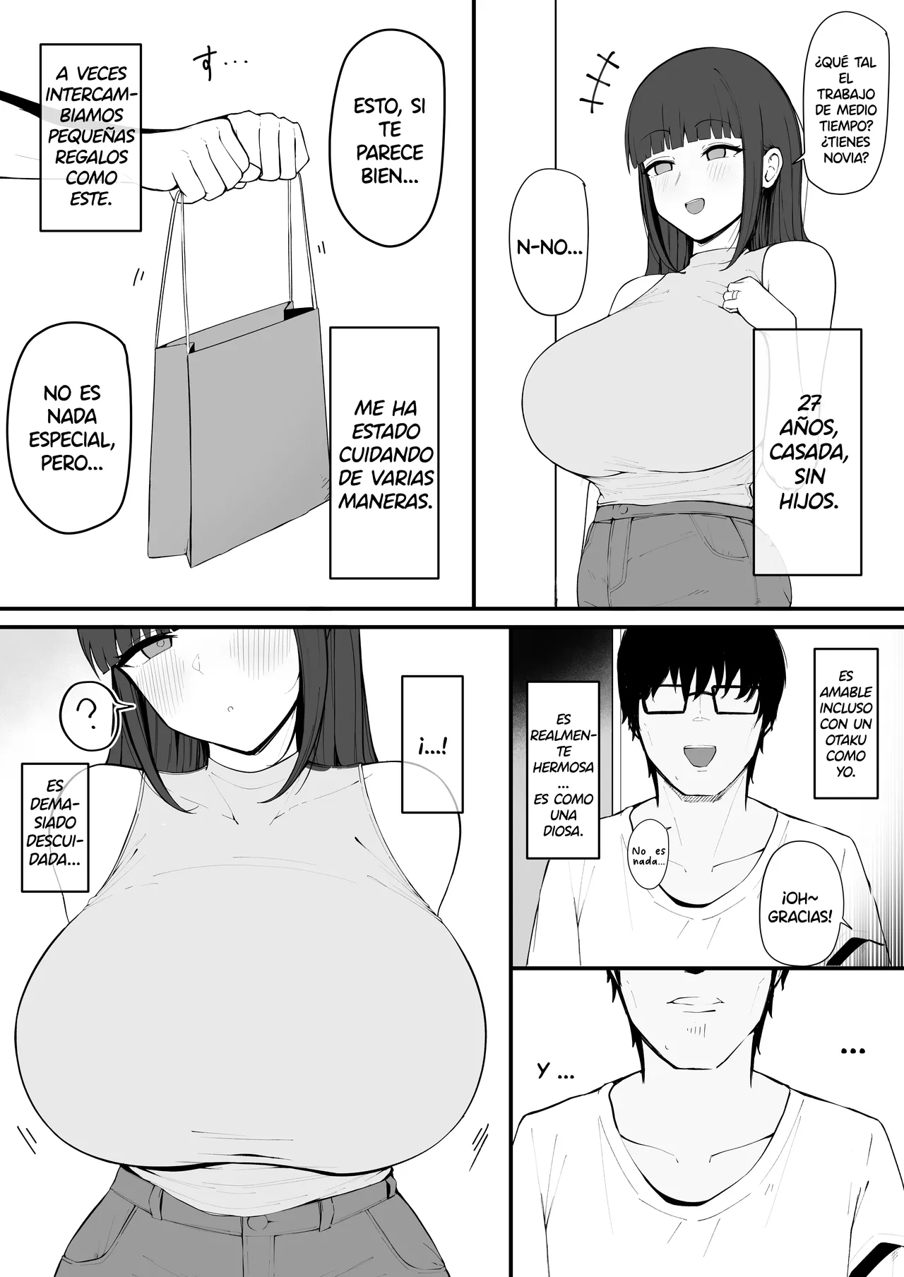 [Asia no Hiraki (Eisia)] Tonari no Heya no Inma Tsuma.｜La Esposa Súcubo del Apartamento de al Lado. [Spanish] [DARKSIDE] Bildnummer 3