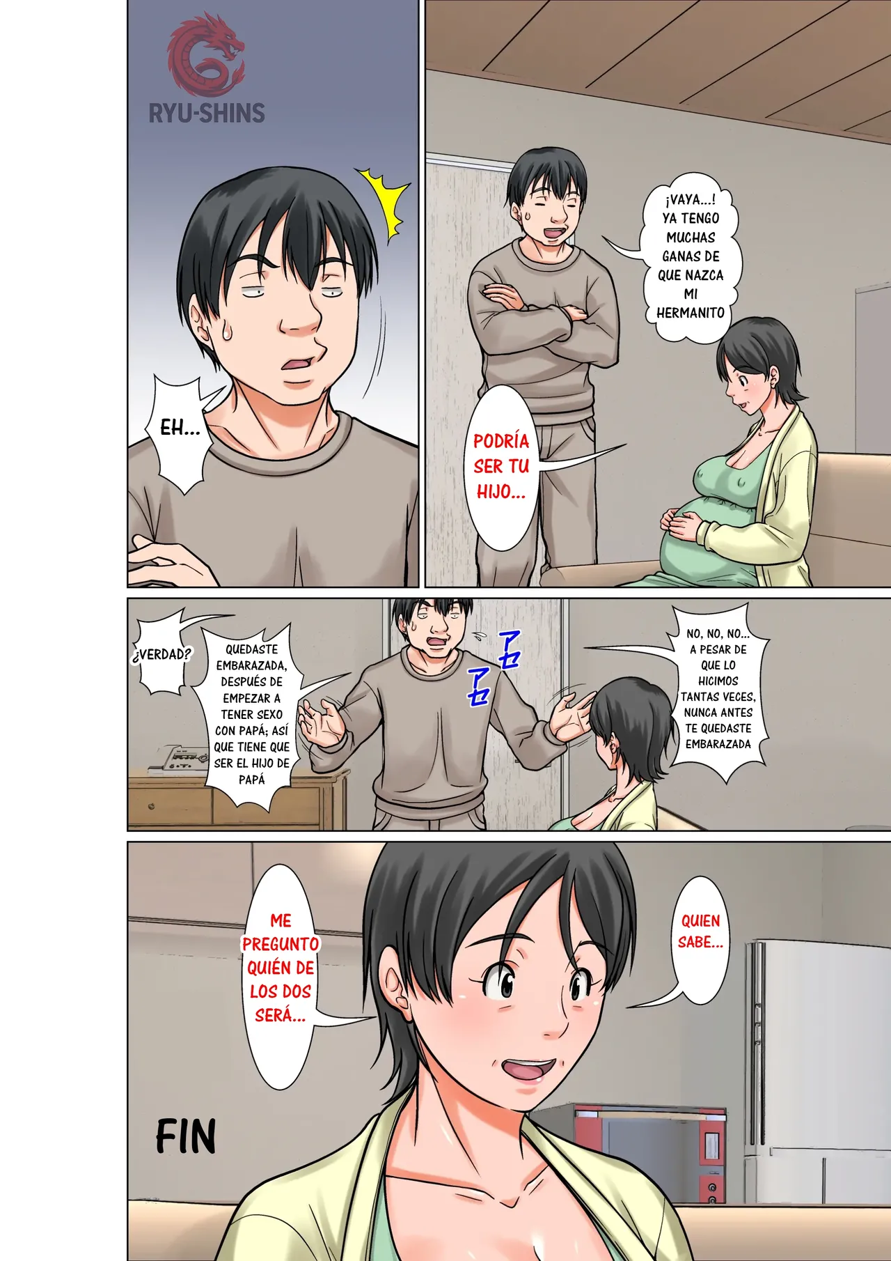 [Hoyoyodou] Kora! Anta Hahaoya o Kudoite Nani Shiyoutteiu no! ~Katsuo Hitorigurashi Hen~ Kanketsu｜¡Oye! ¿Qué Pretendes Seduciendo a Tu Madre？~La Vida en Solitario de Katsuo~ Final [Spanish] [RYU-SHINS] Bildnummer 50