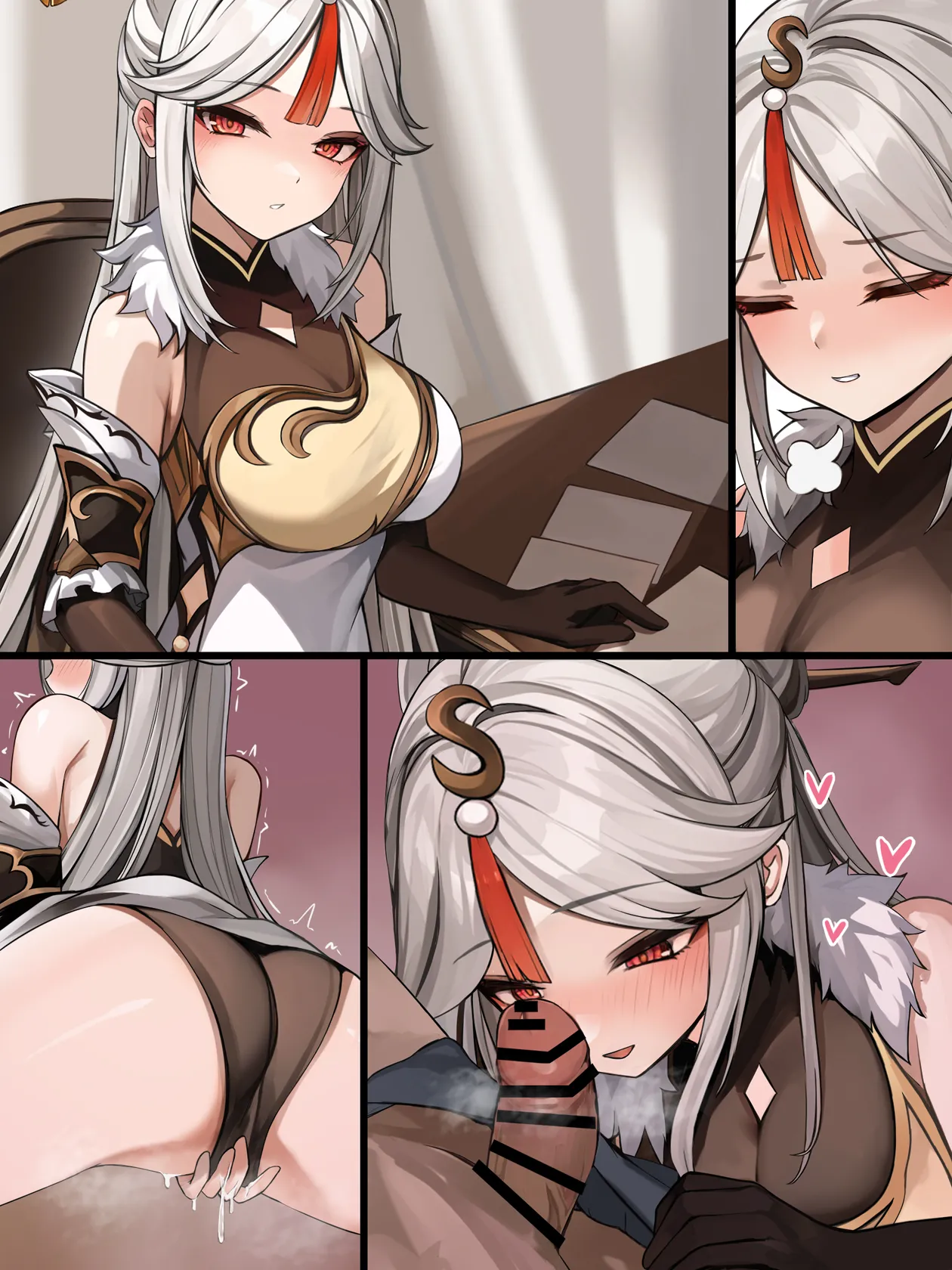 [se34tai] 仕事のストレスを発散する凝光 (原神) imagen número 5