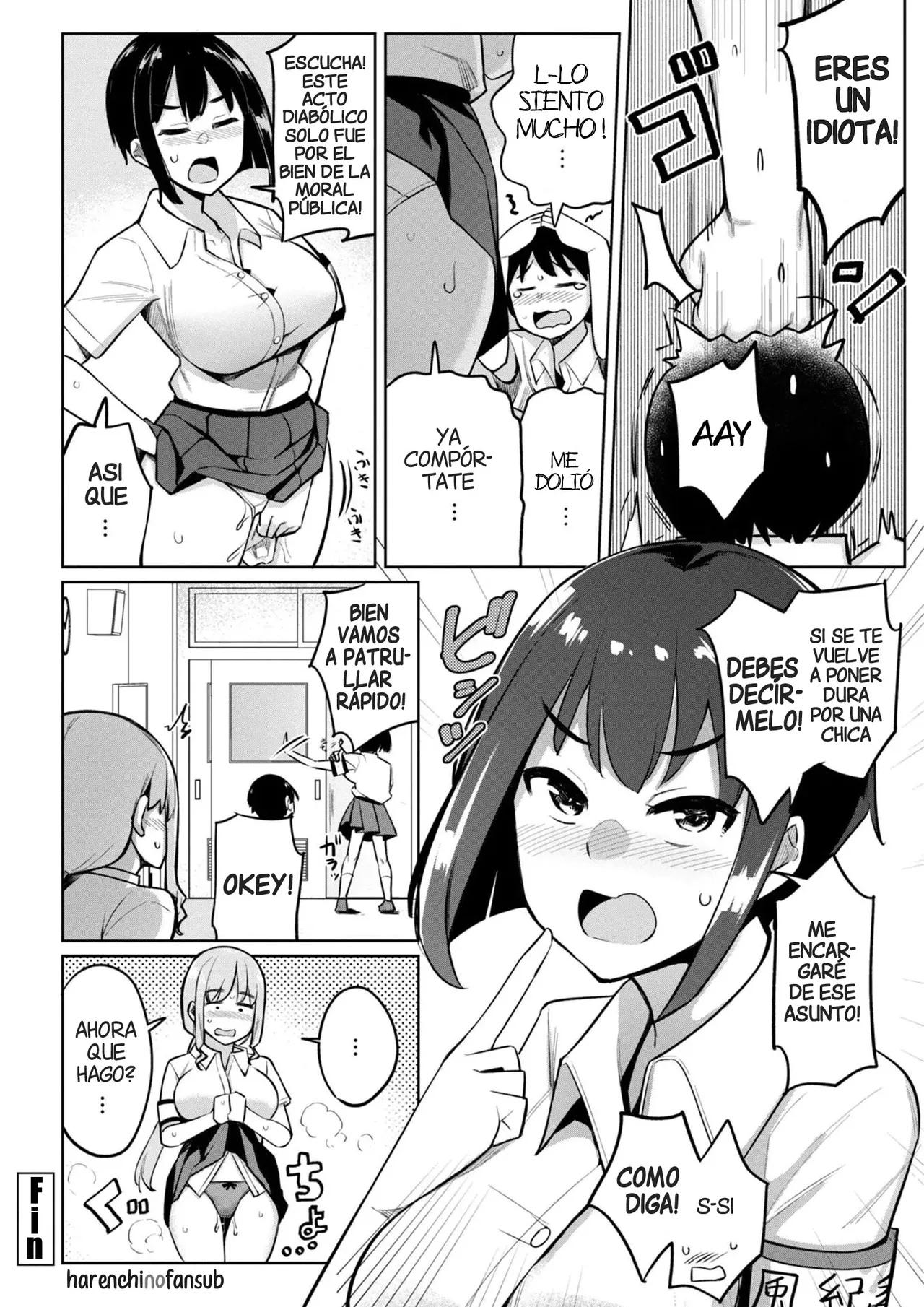 [Ippongui] Kouhai Amayakashi Harem in Fuuki Iinkai (Chap.1) | Un Kouhai mimado por un Haren en el Comite de la Moral Publica (Cap.1) [Spanish] [Digital][Harenchi no Fansub] изображение № 20