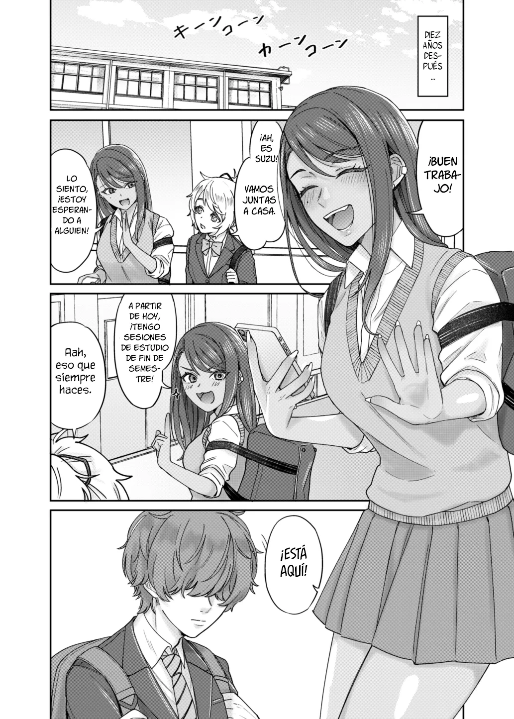 Una historia sobre una sesión de estudio secreta con mi amiga de la infancia, una gyaru morena. 3eme image