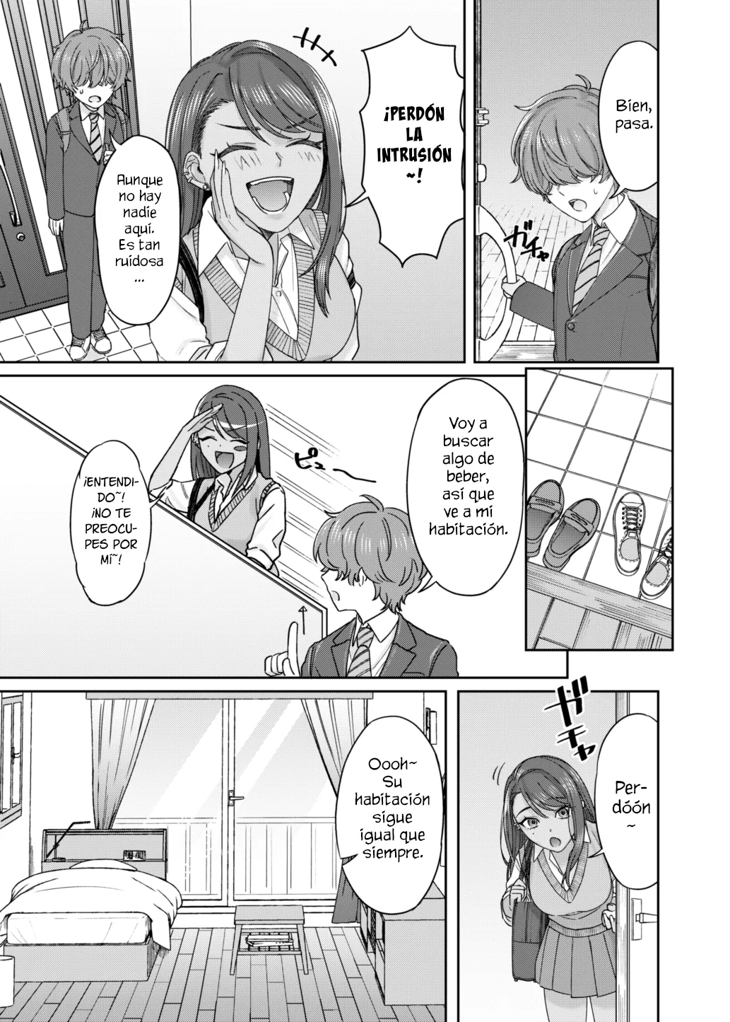 Una historia sobre una sesión de estudio secreta con mi amiga de la infancia, una gyaru morena. 6eme image