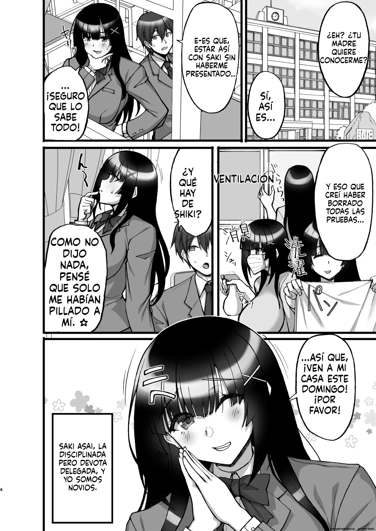 Chishojo Fuuki Iin no Minna ni Ienai Inbi na Onegai 6 (Spanish) MTL image number 4