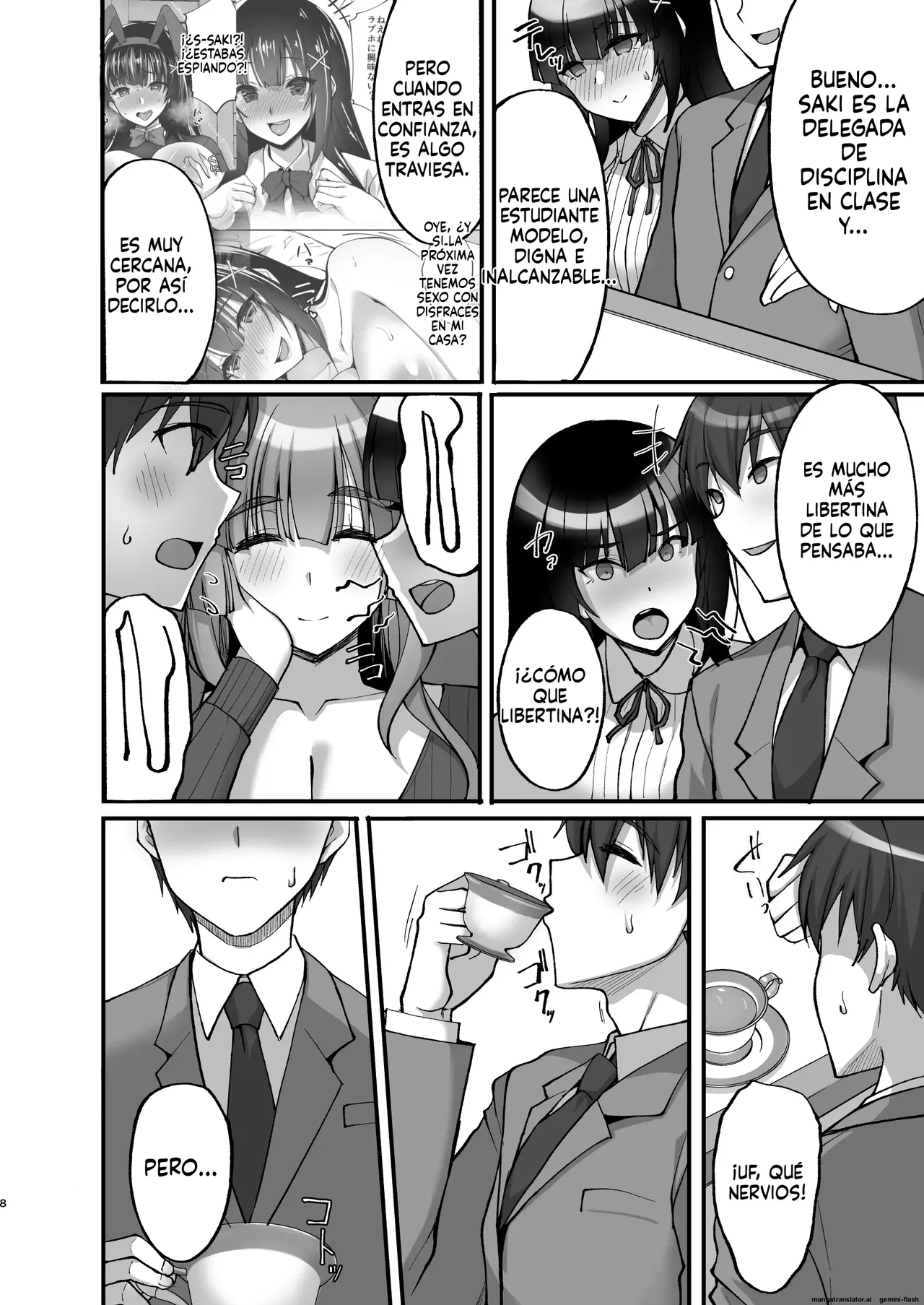 Chishojo Fuuki Iin no Minna ni Ienai Inbi na Onegai 6 (Spanish) MTL image number 8