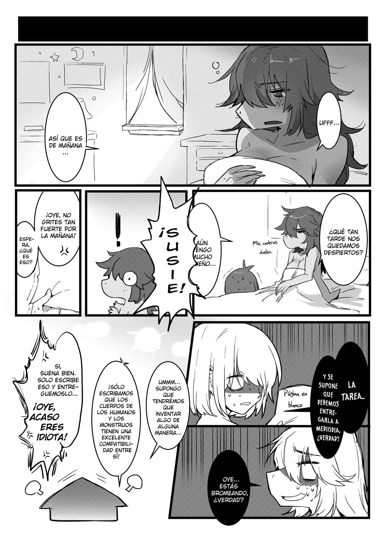 [Komugiko] Ningen to Monster demo Aka-chan wa Dekimasu ka!? | ¿¡Puede un humano y un monstruo hacer un bebé!? + Extras (Deltarune) [Spanish] [Kamus2001] (Uncensored) 画像番号 25