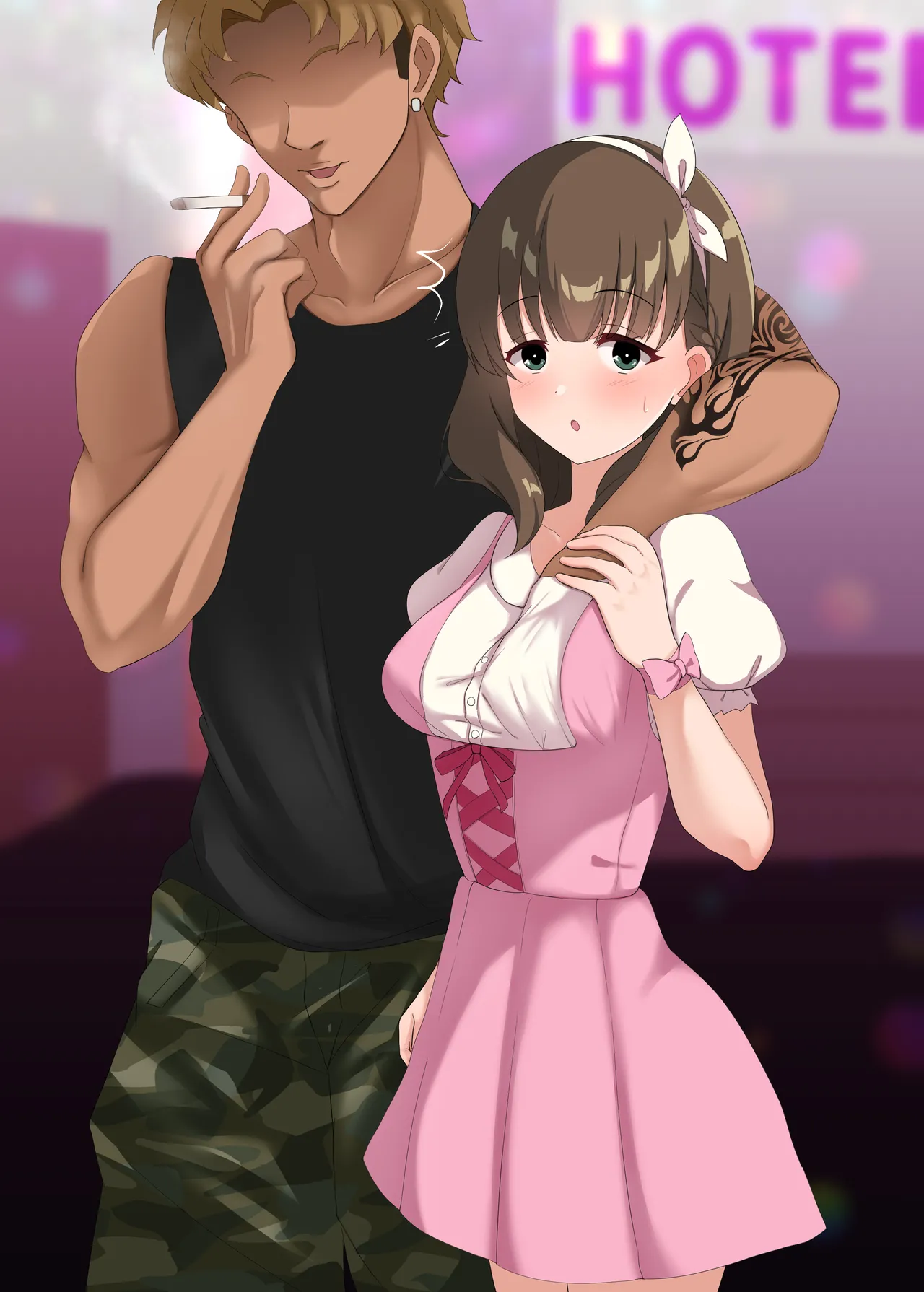 [みすりるリム] まゆがチャラ男とラブラブセックスして最後に顔射されるCG (アイドルマスター シンデレラガールズ) 7eme image
