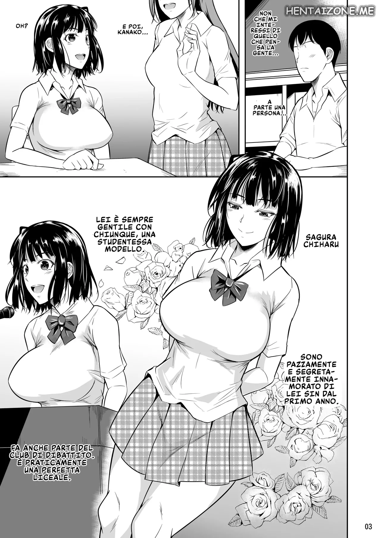 [Shoot The Moon (Fuetakishi)] Bocchi no Mob ga Tadashii Sentaku o Shite Seiso Shoujo to Tsukiau. 1-2 | Un solitario fa le scelte giuste ed esce con una ragazza a modo. Ovviamente c'è anche il sesso. 1-2 [Italian] 이미지 번호 4