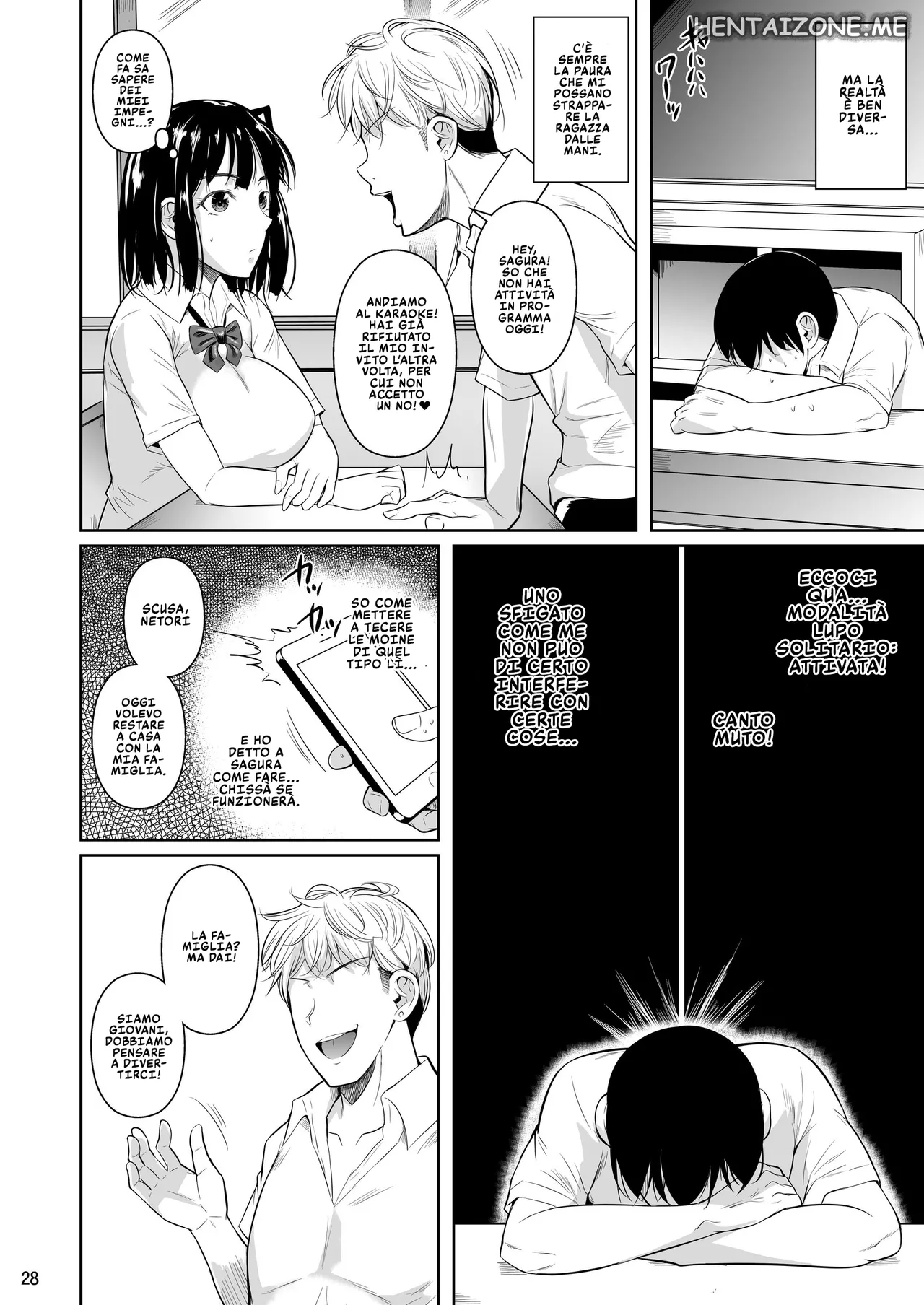 [Shoot The Moon (Fuetakishi)] Bocchi no Mob ga Tadashii Sentaku o Shite Seiso Shoujo to Tsukiau. 1-2 | Un solitario fa le scelte giuste ed esce con una ragazza a modo. Ovviamente c'è anche il sesso. 1-2 [Italian] 이미지 번호 29